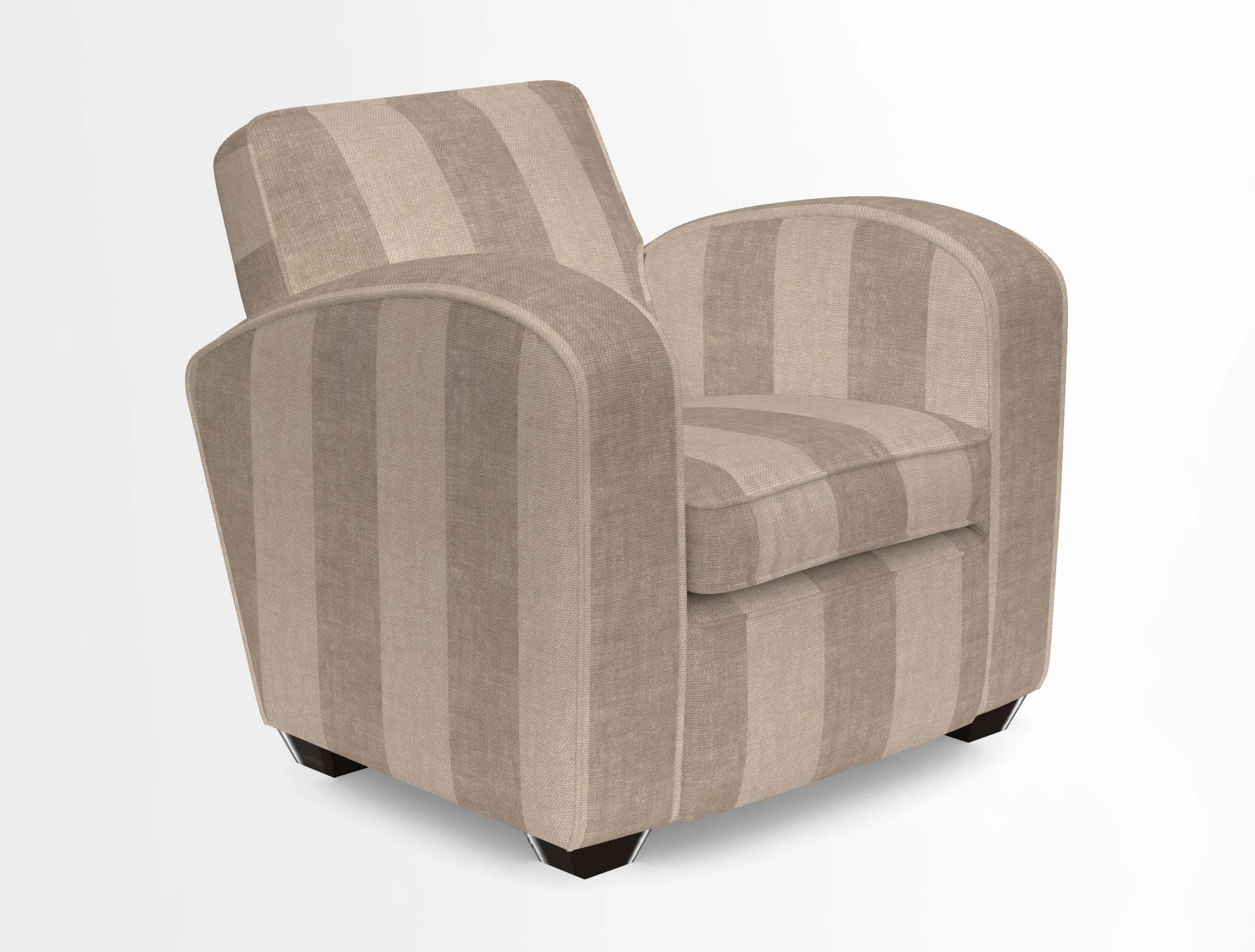 Montmartre Chair in V&A Brompton Collection Ikat Morning Blue