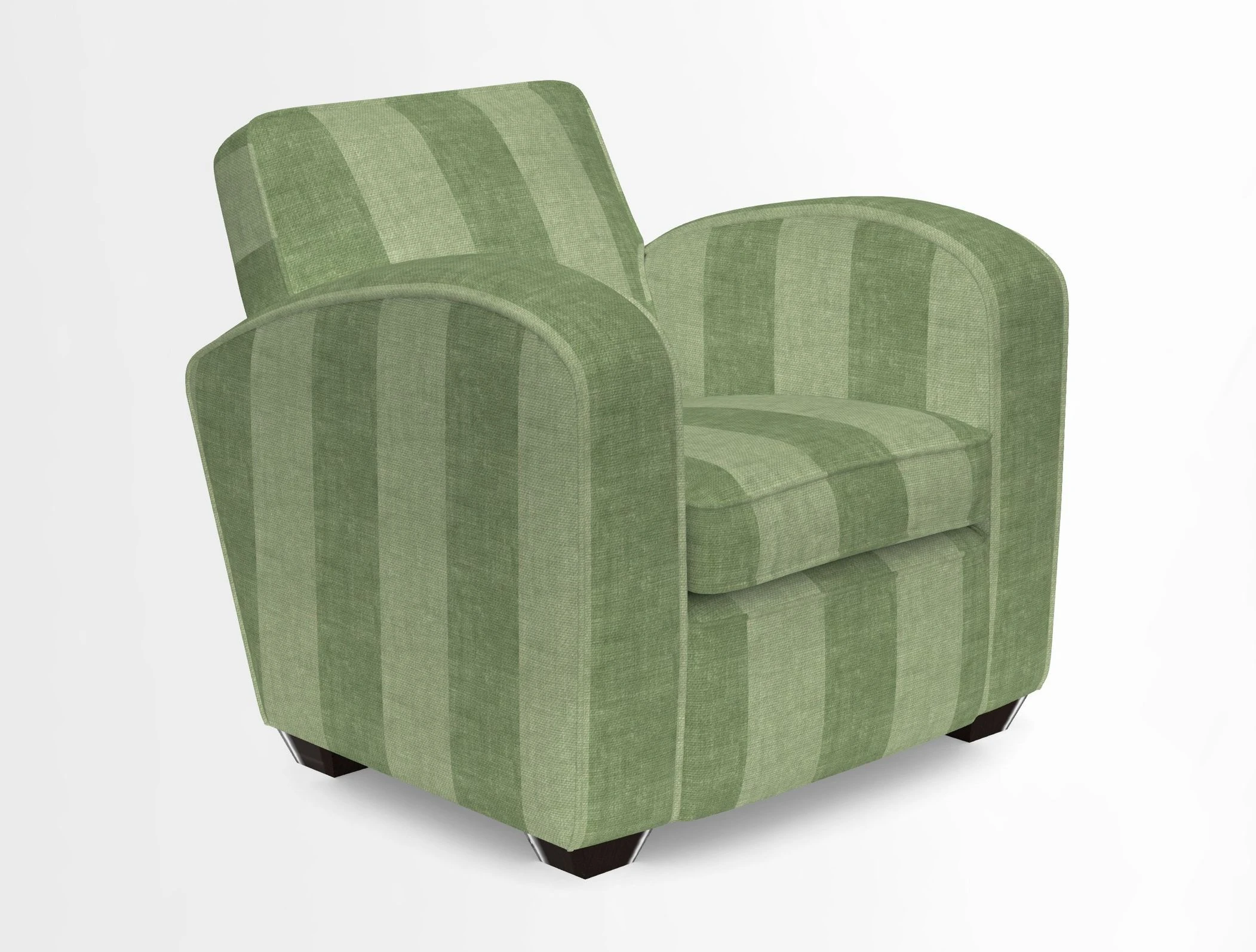 Montmartre Chair in V&A Brompton Collection Ikat Morning Blue