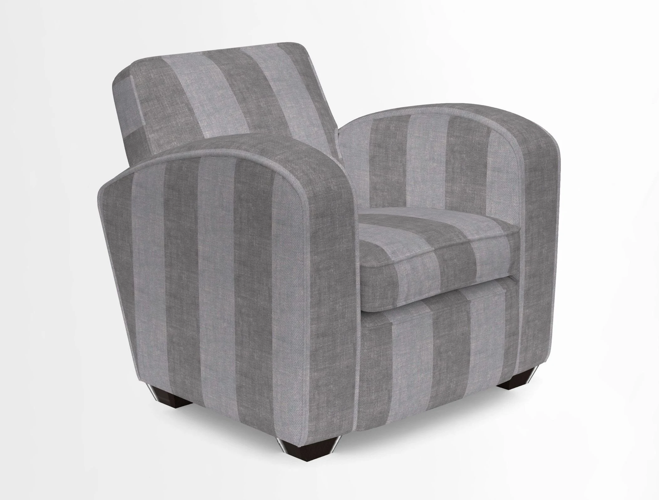 Montmartre Chair in V&A Brompton Collection Ikat Morning Blue