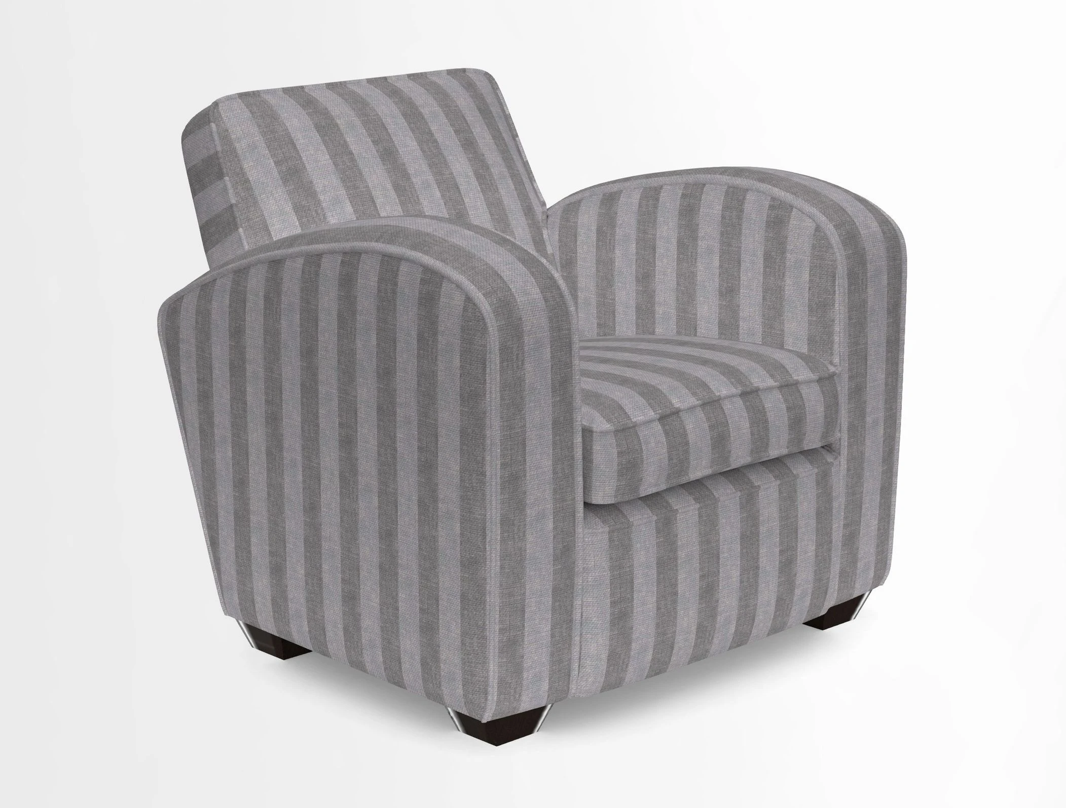 Montmartre Chair in V&A Brompton Collection Ikat Morning Blue