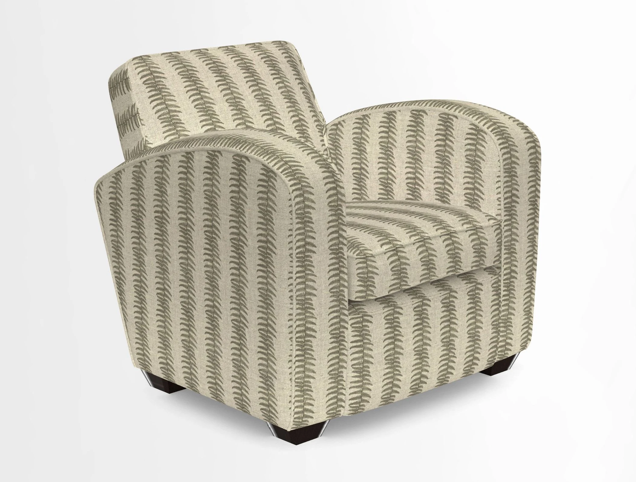 Montmartre Chair in V&A Brompton Collection Ikat Morning Blue