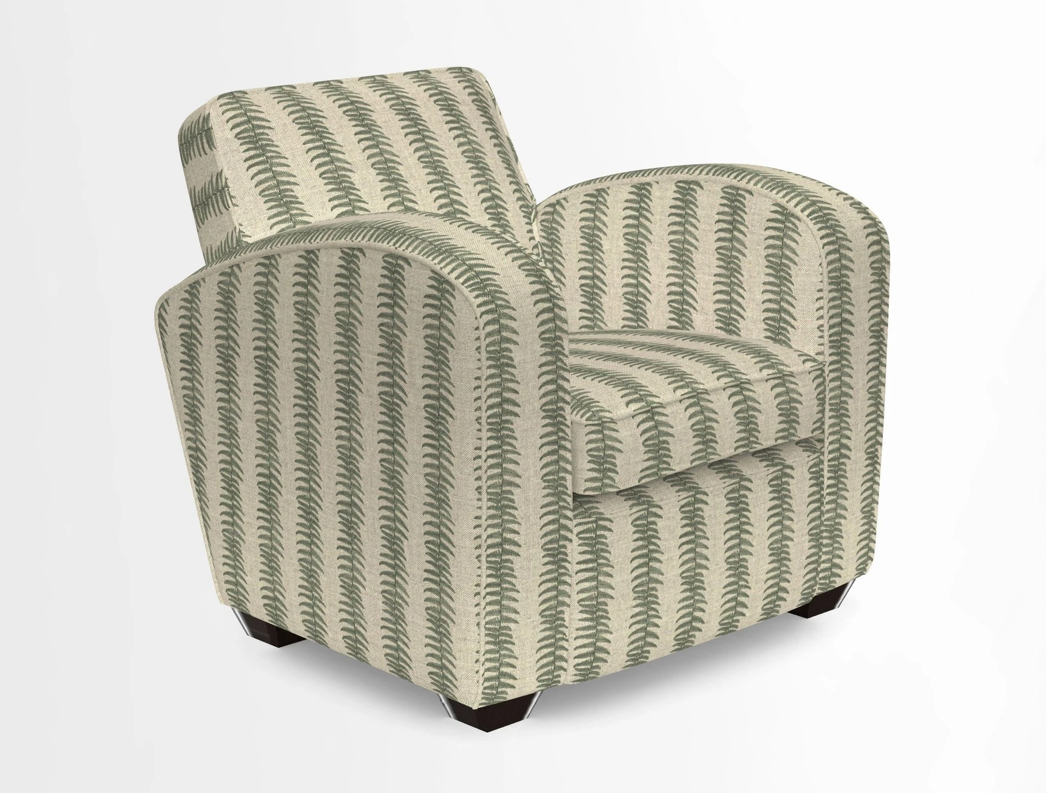 Montmartre Chair in V&A Brompton Collection Ikat Morning Blue