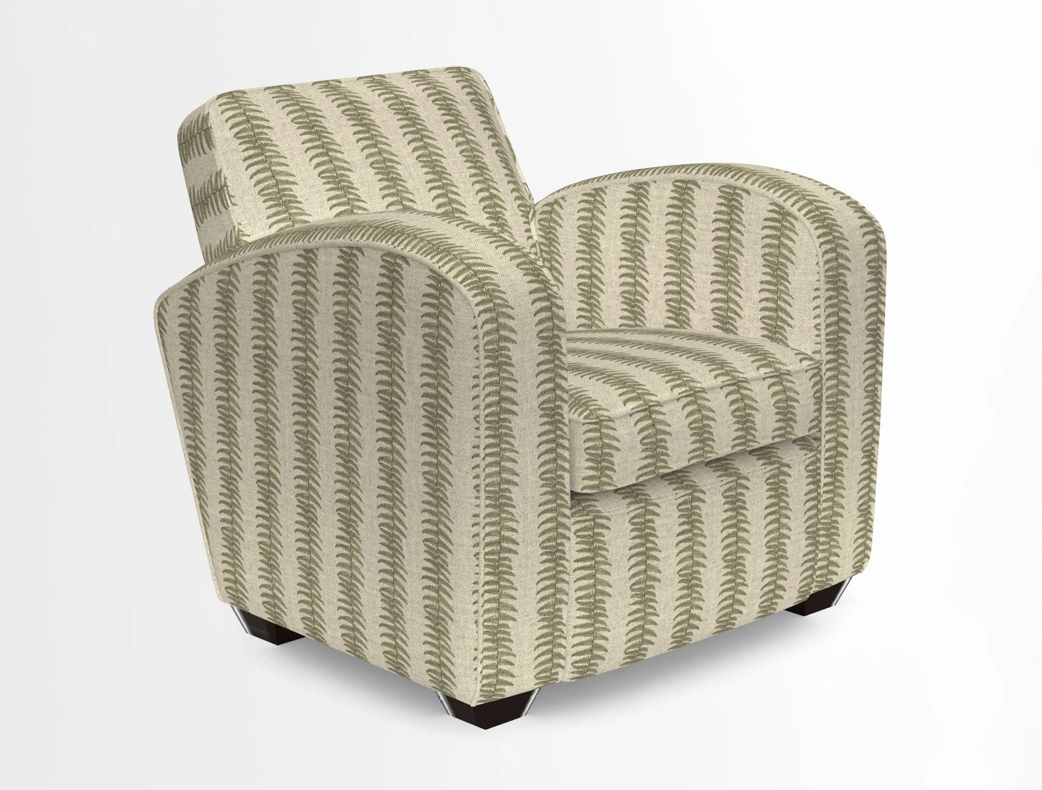Montmartre Chair in V&A Brompton Collection Ikat Morning Blue
