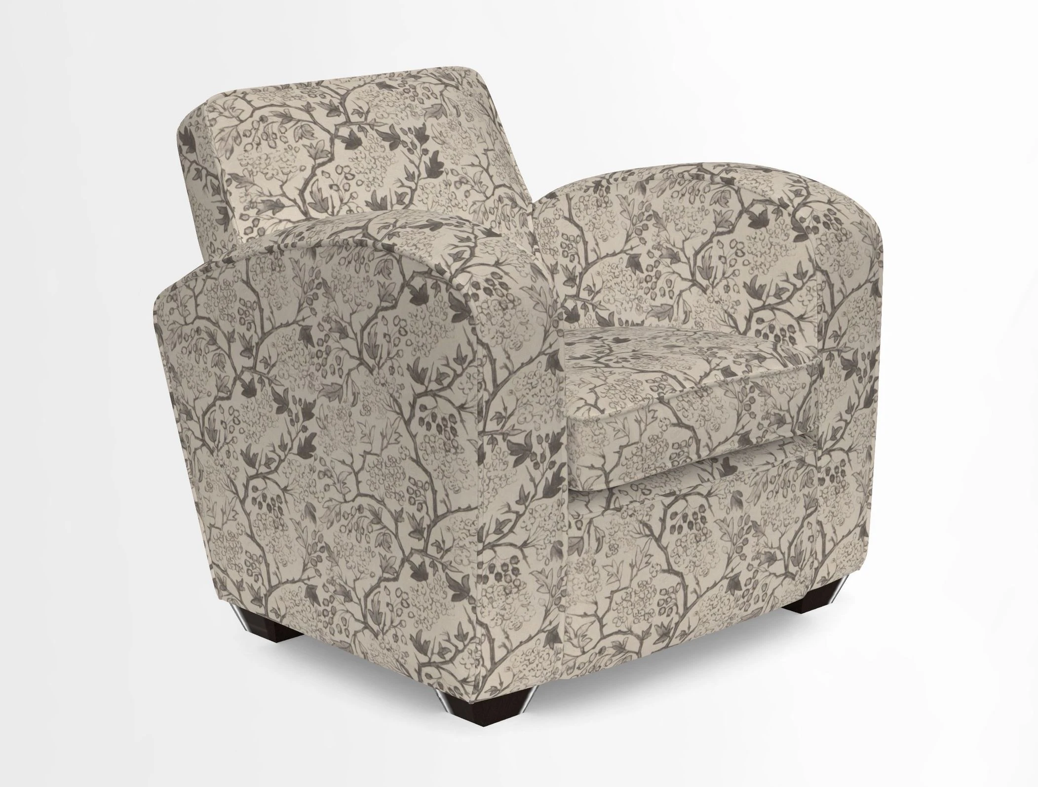 Montmartre Chair in V&A Brompton Collection Ikat Morning Blue