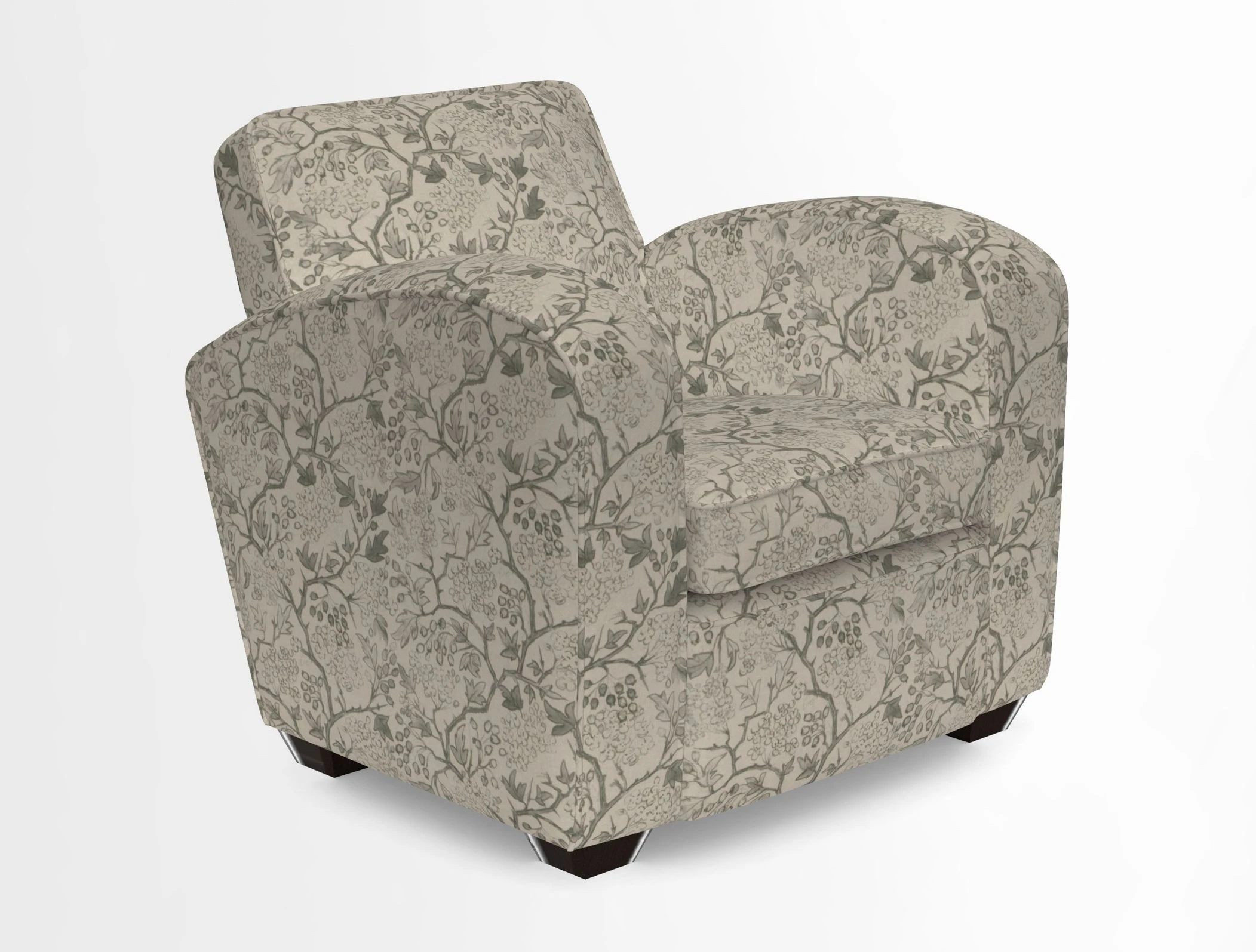 Montmartre Chair in V&A Brompton Collection Ikat Morning Blue