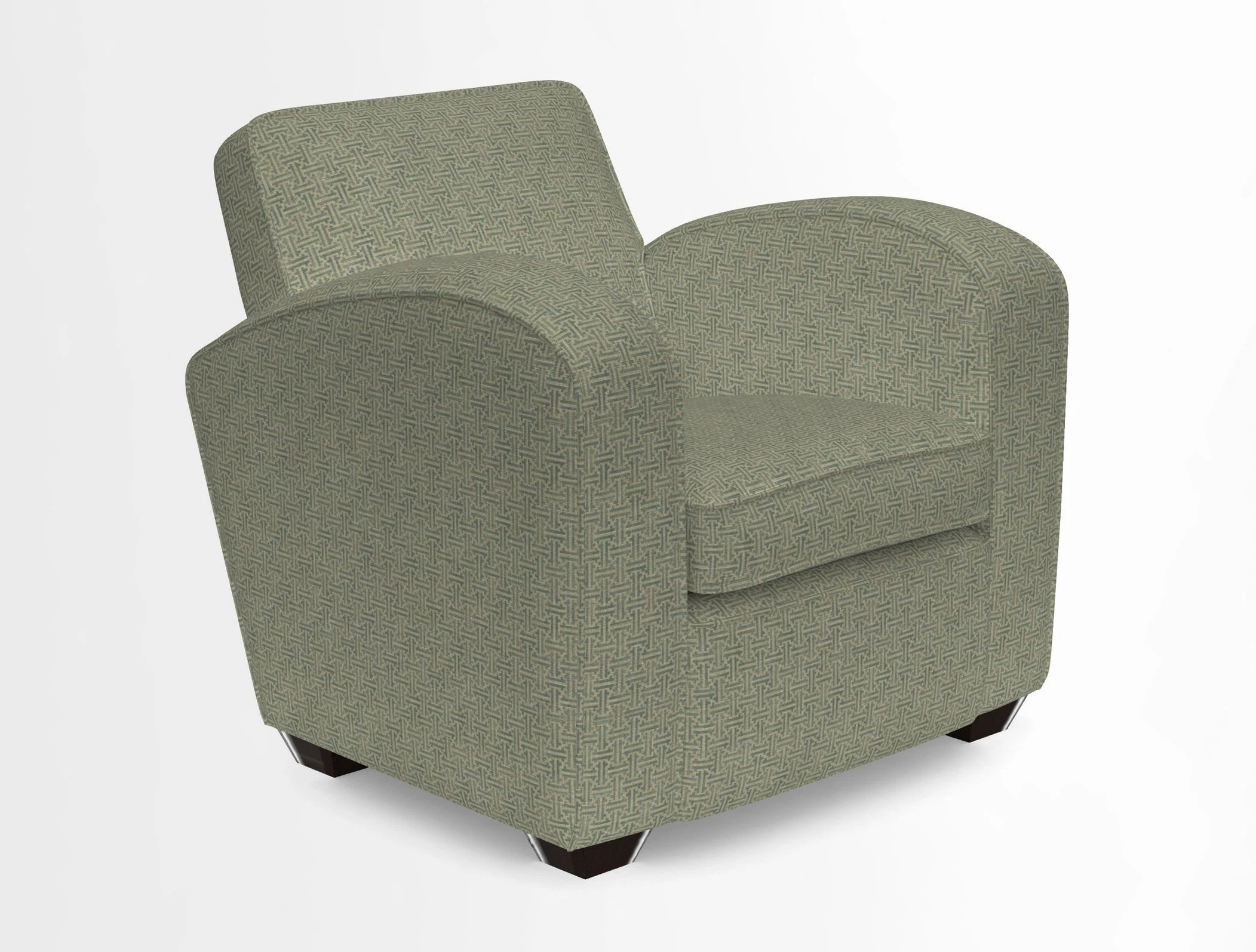 Montmartre Chair in V&A Brompton Collection Ikat Morning Blue