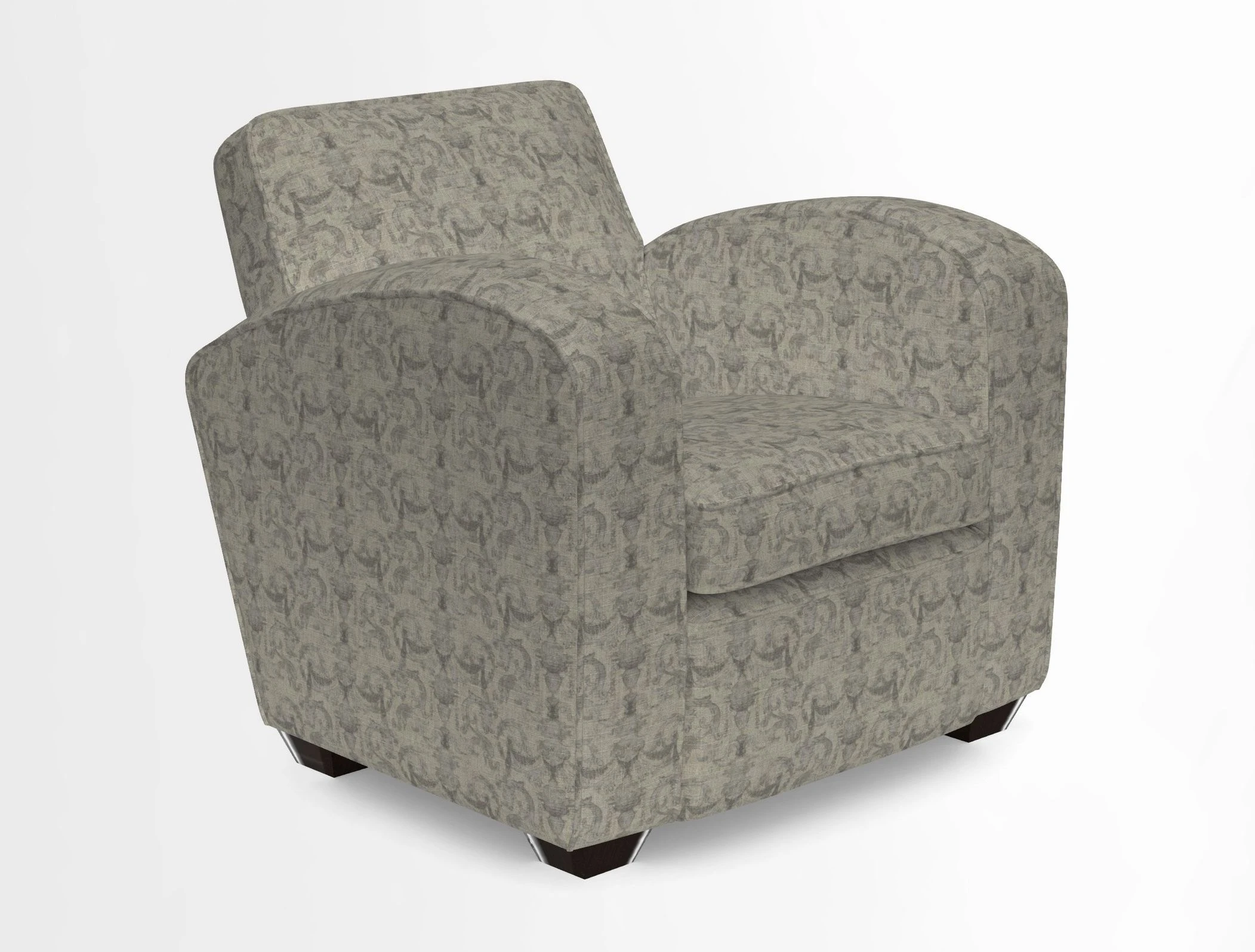 Montmartre Chair in V&A Brompton Collection Ikat Morning Blue