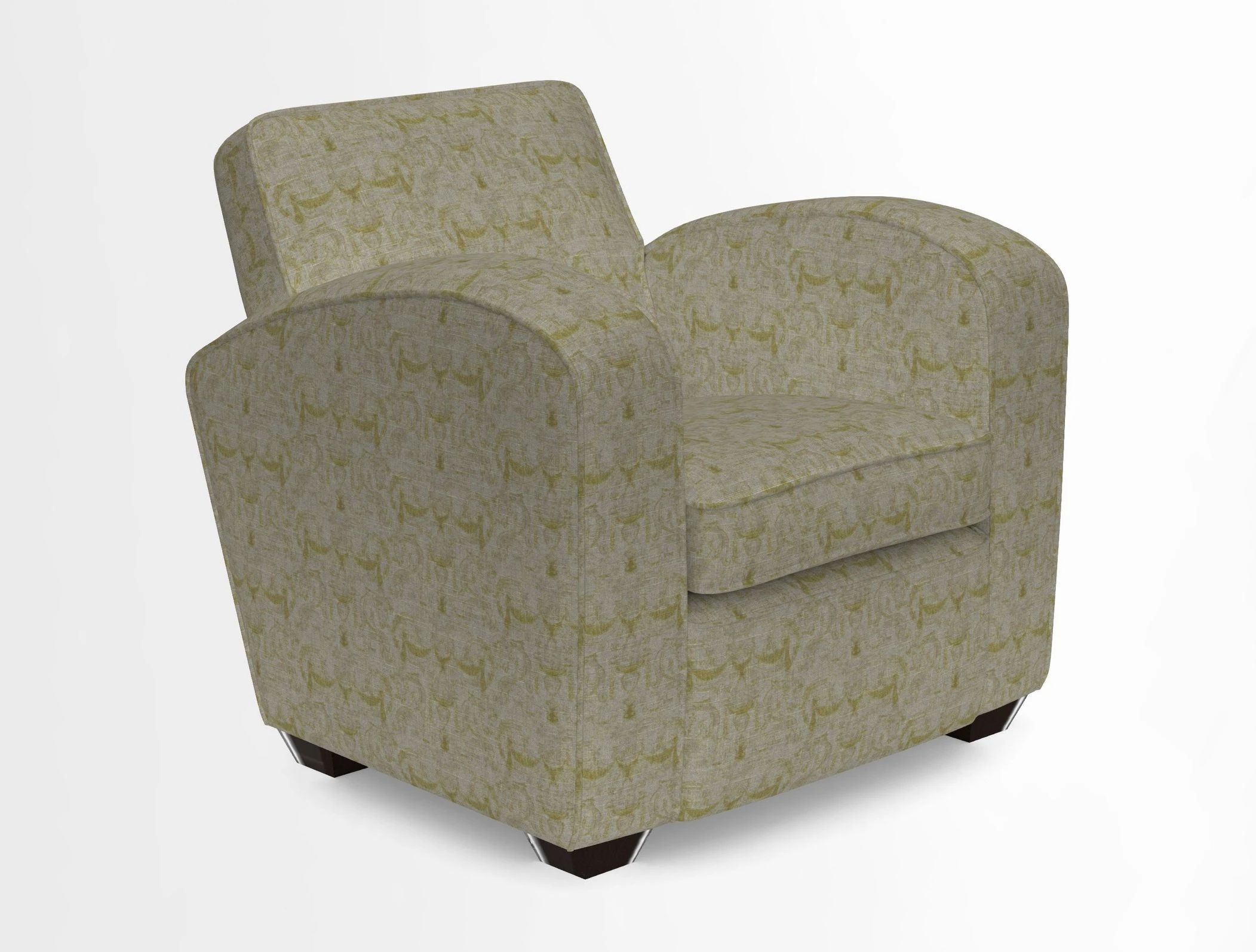 Montmartre Chair in V&A Brompton Collection Ikat Morning Blue