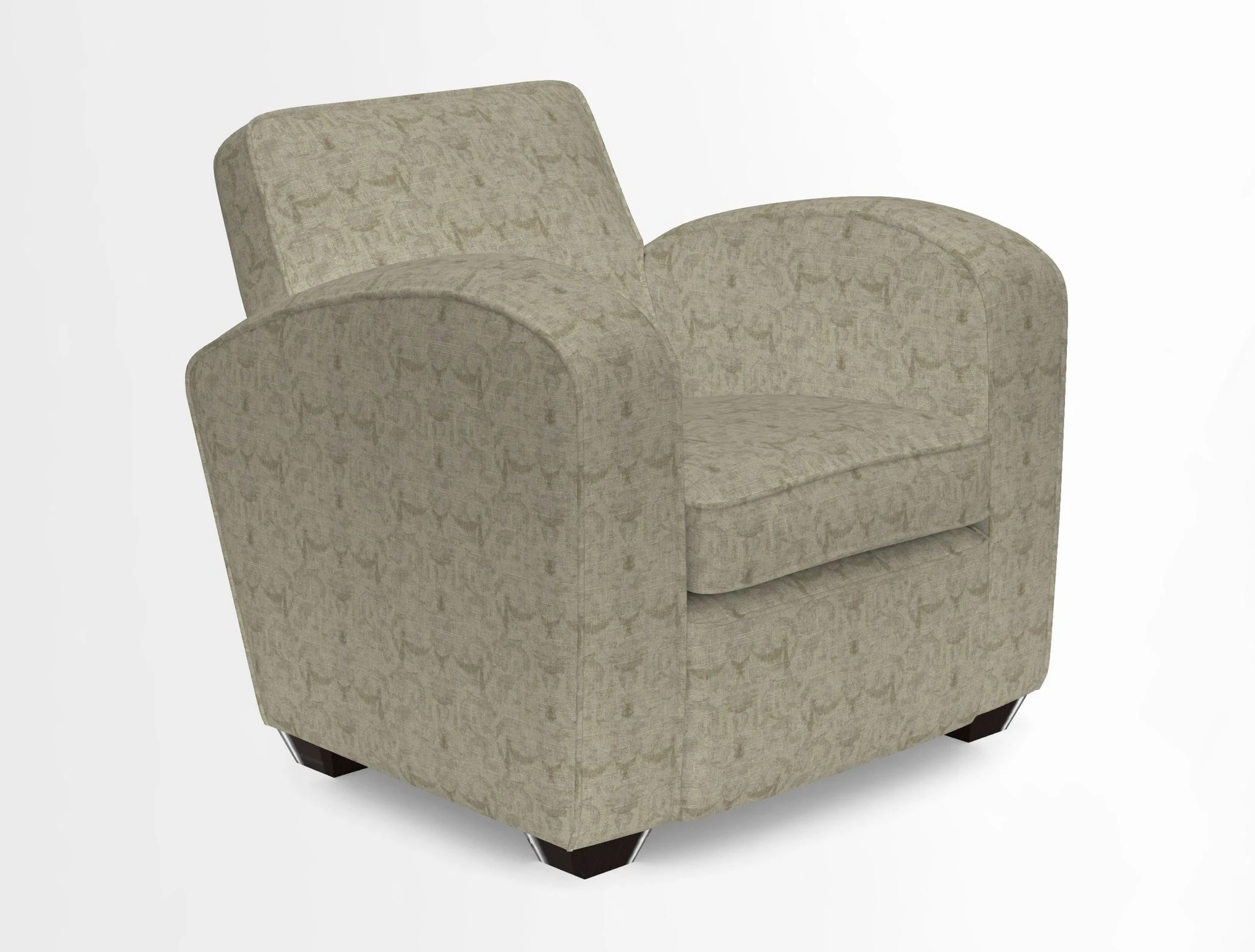 Montmartre Chair in V&A Brompton Collection Ikat Morning Blue