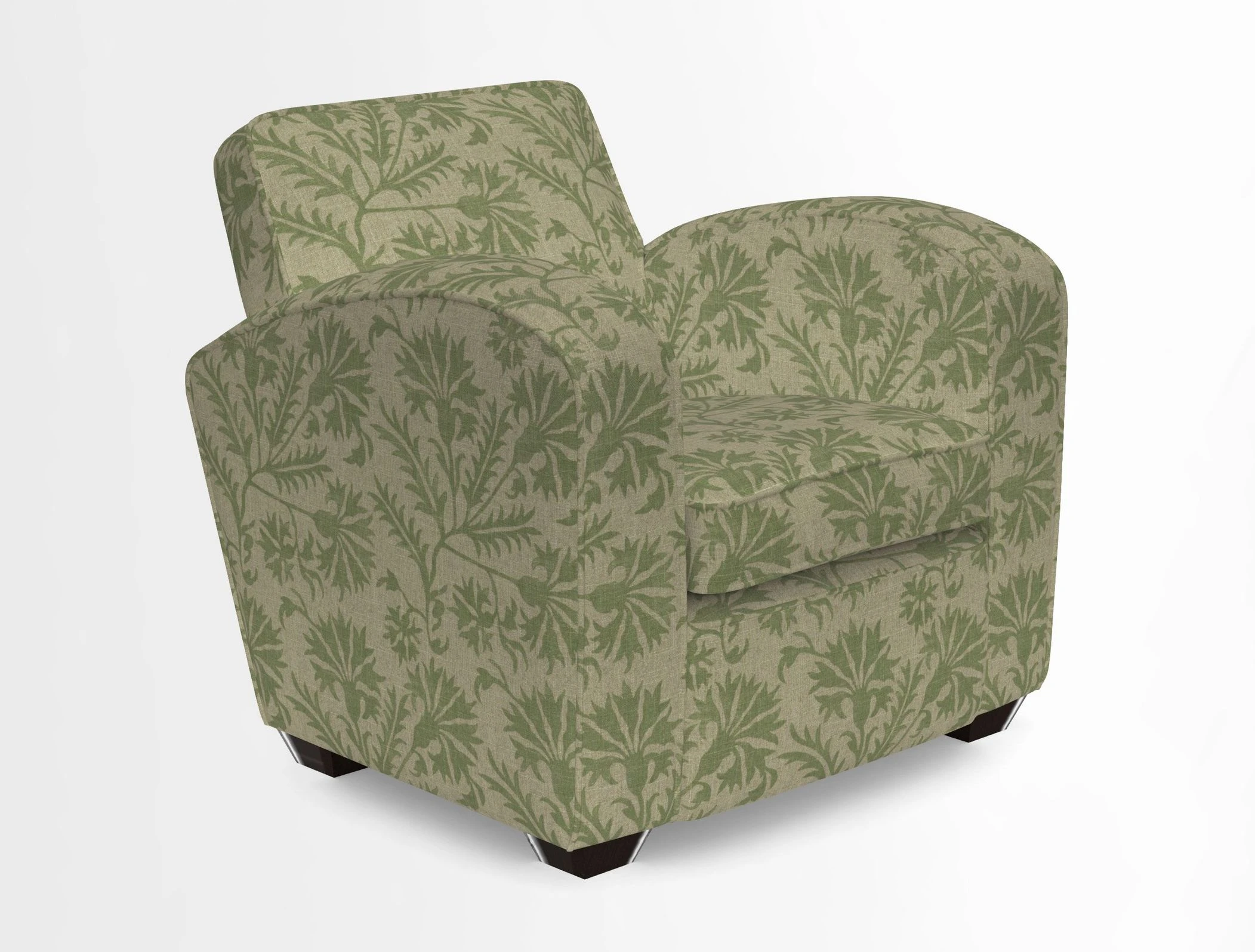 Montmartre Chair in V&A Brompton Collection Ikat Morning Blue