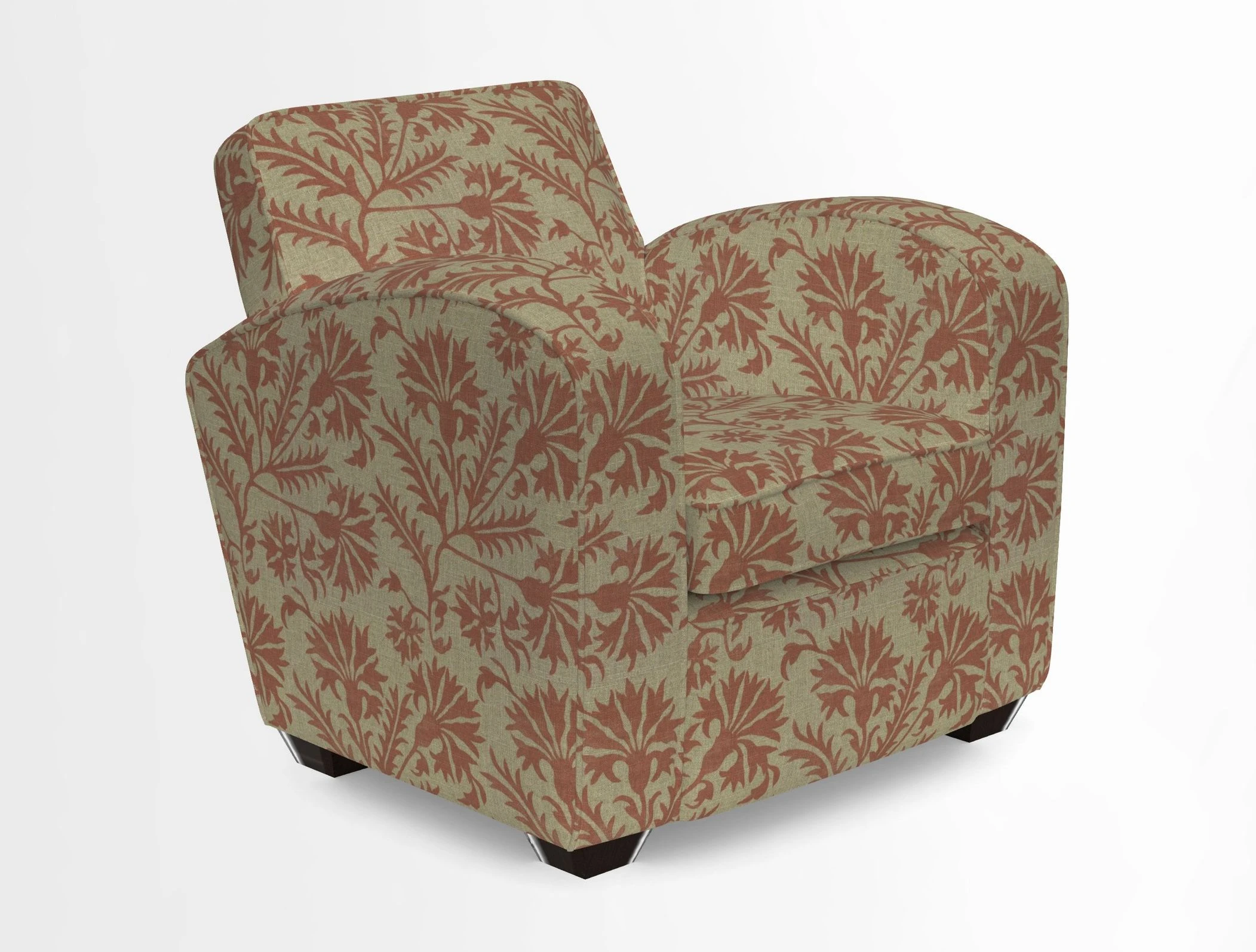 Montmartre Chair in V&A Brompton Collection Ikat Morning Blue