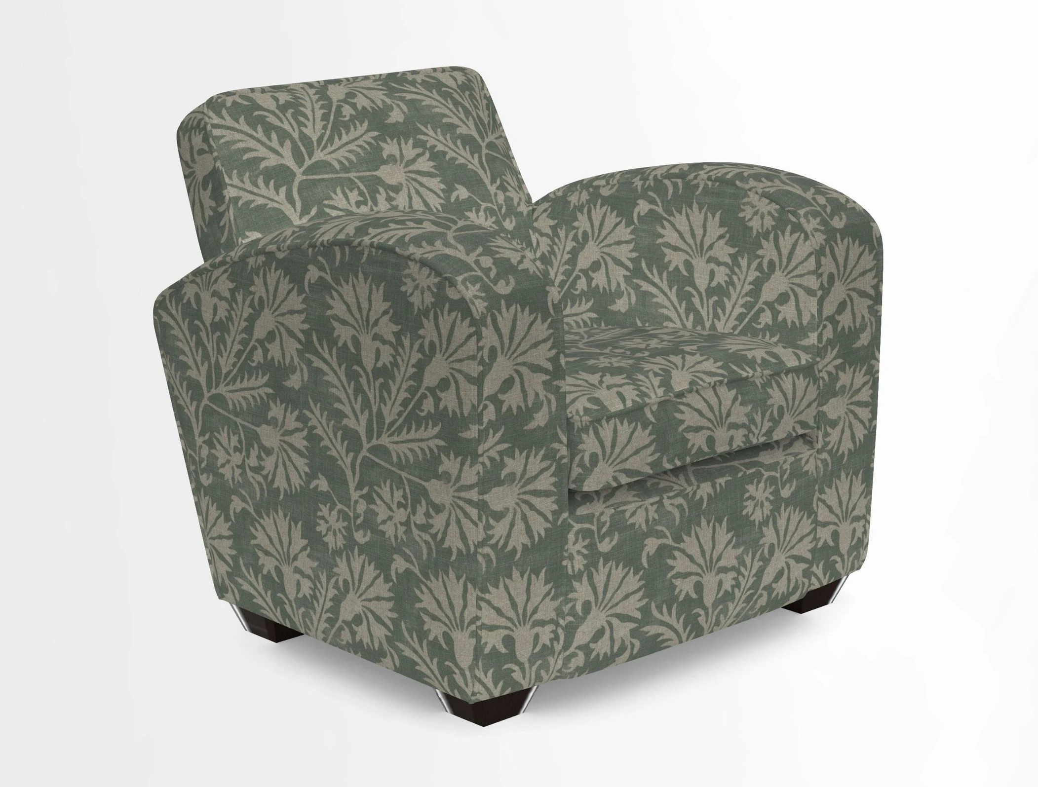 Montmartre Chair in V&A Brompton Collection Ikat Morning Blue