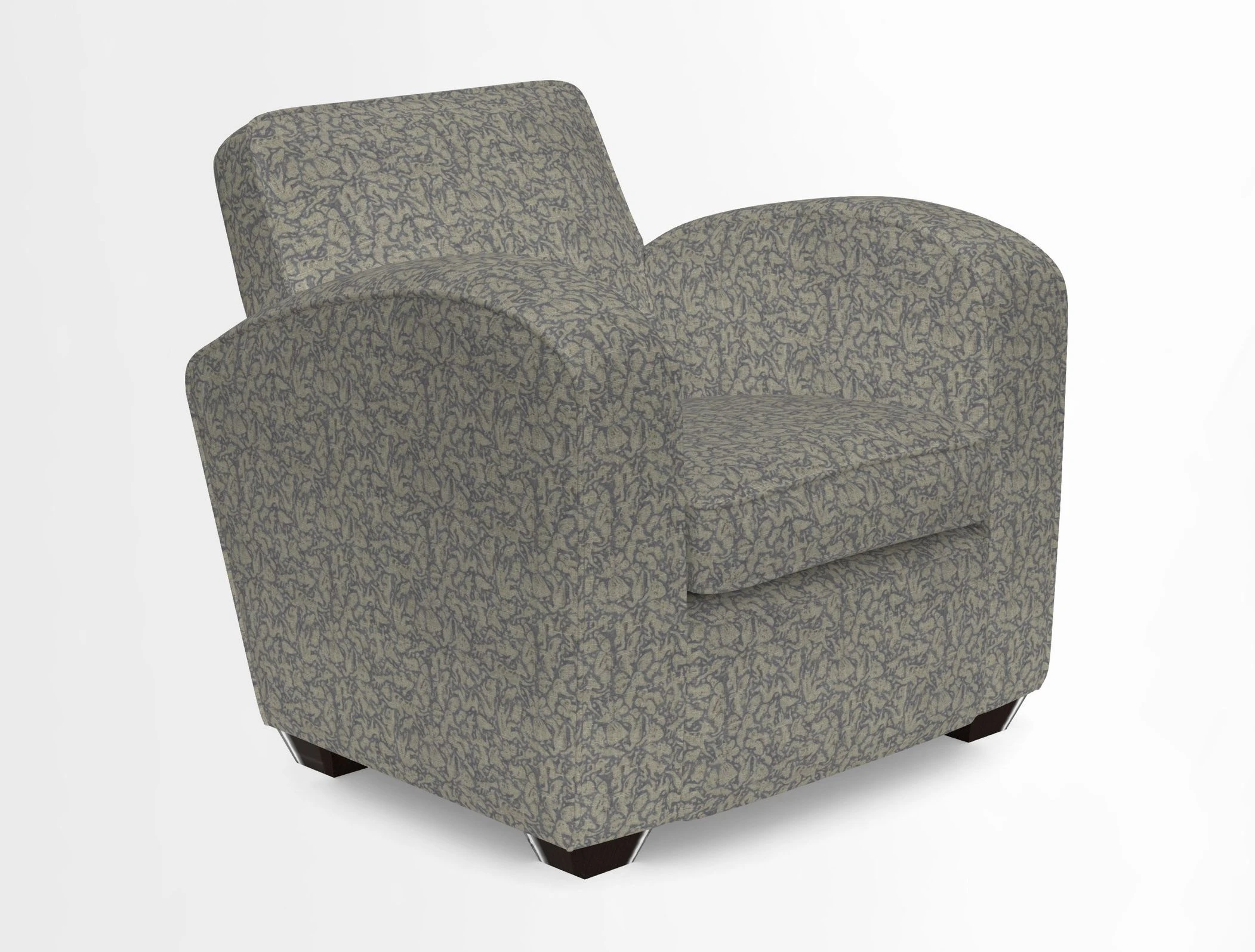 Montmartre Chair in V&A Brompton Collection Ikat Morning Blue