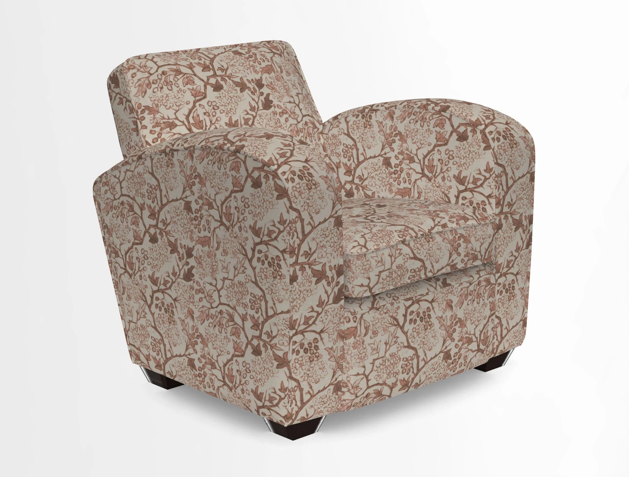 Montmartre Chair in V&A Brompton Collection Ikat Morning Blue