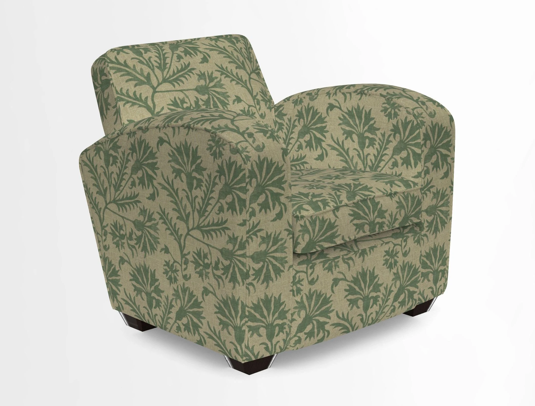 Montmartre Chair in V&A Brompton Collection Ikat Morning Blue