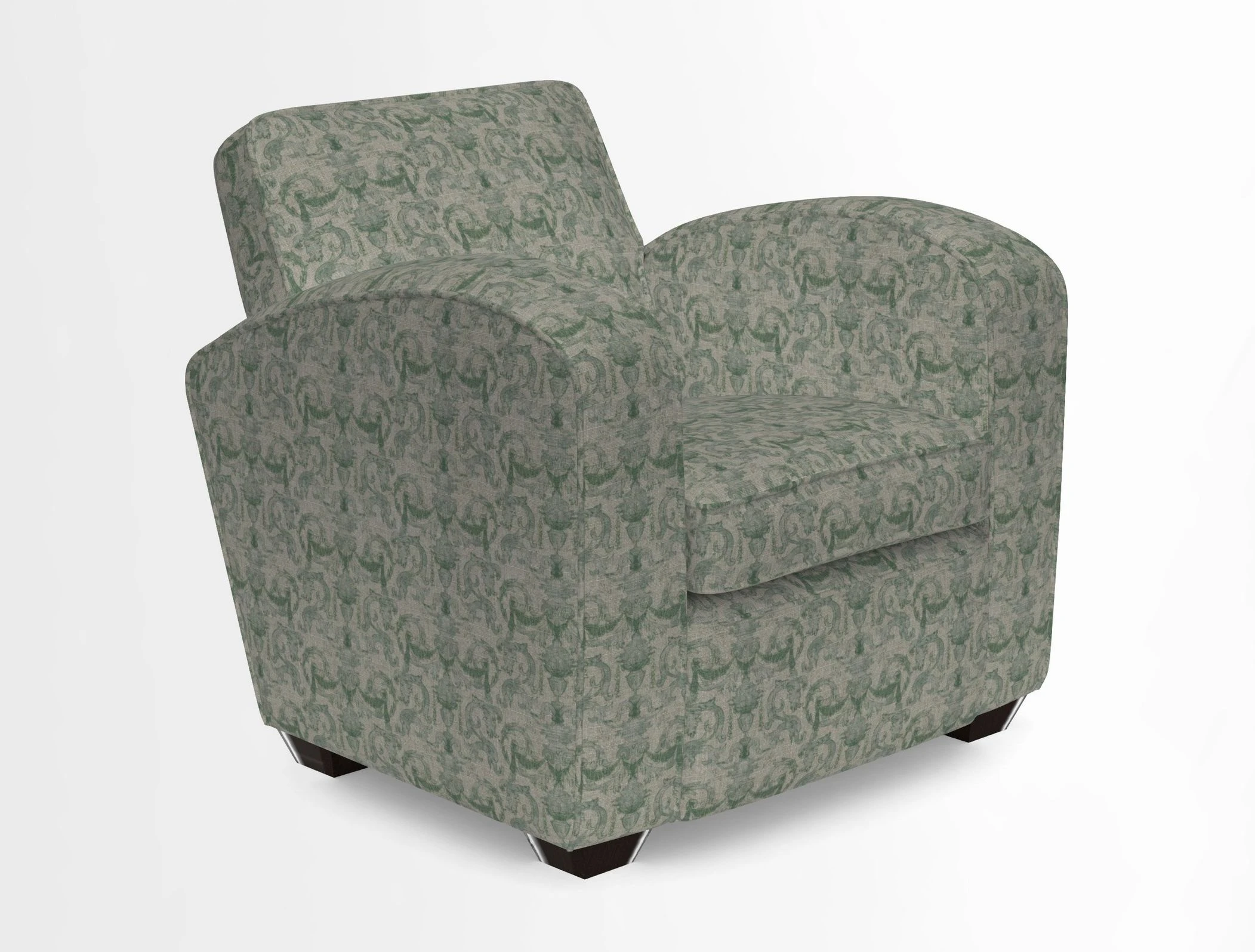 Montmartre Chair in V&A Brompton Collection Ikat Morning Blue
