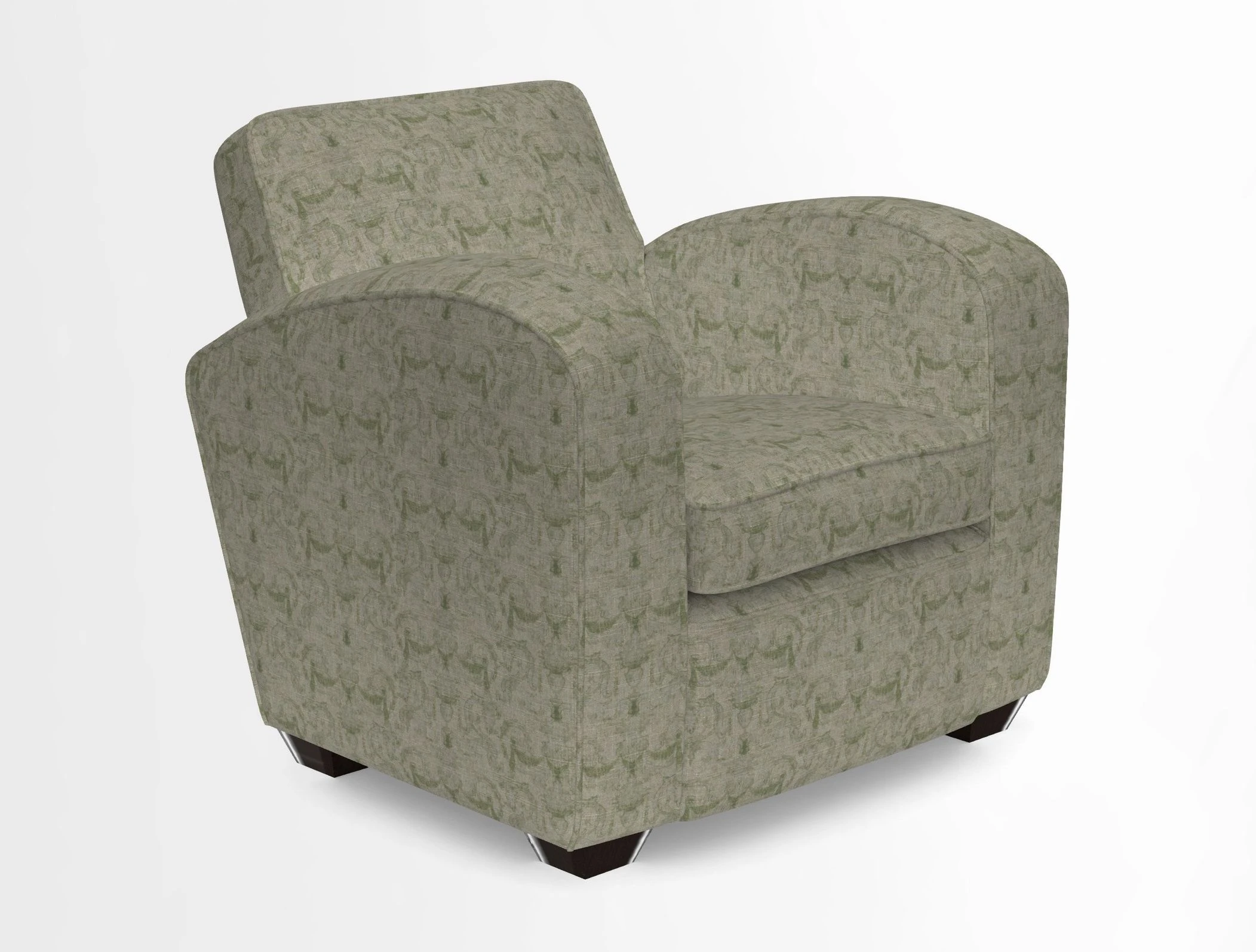 Montmartre Chair in V&A Brompton Collection Ikat Morning Blue