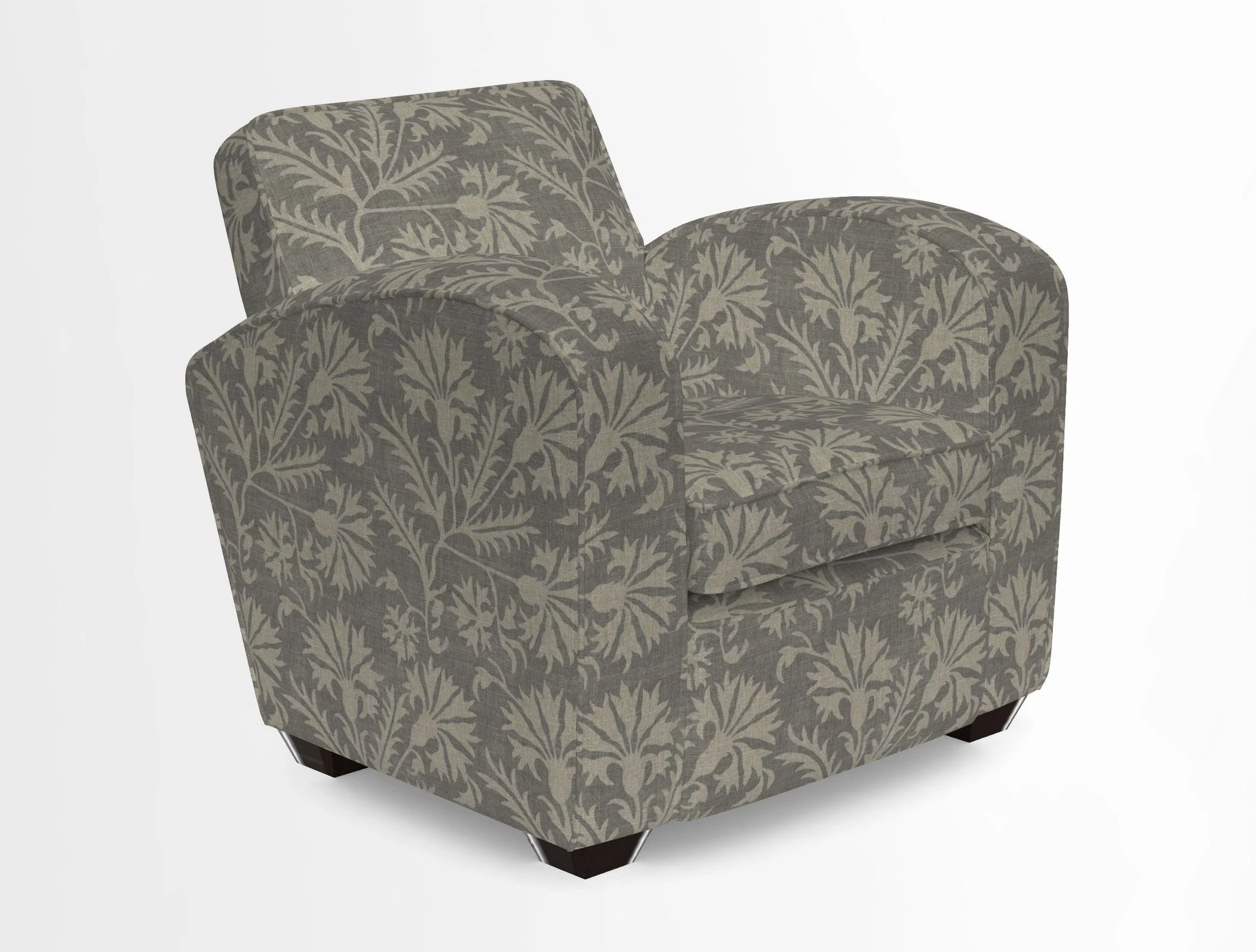 Montmartre Chair in V&A Brompton Collection Ikat Morning Blue
