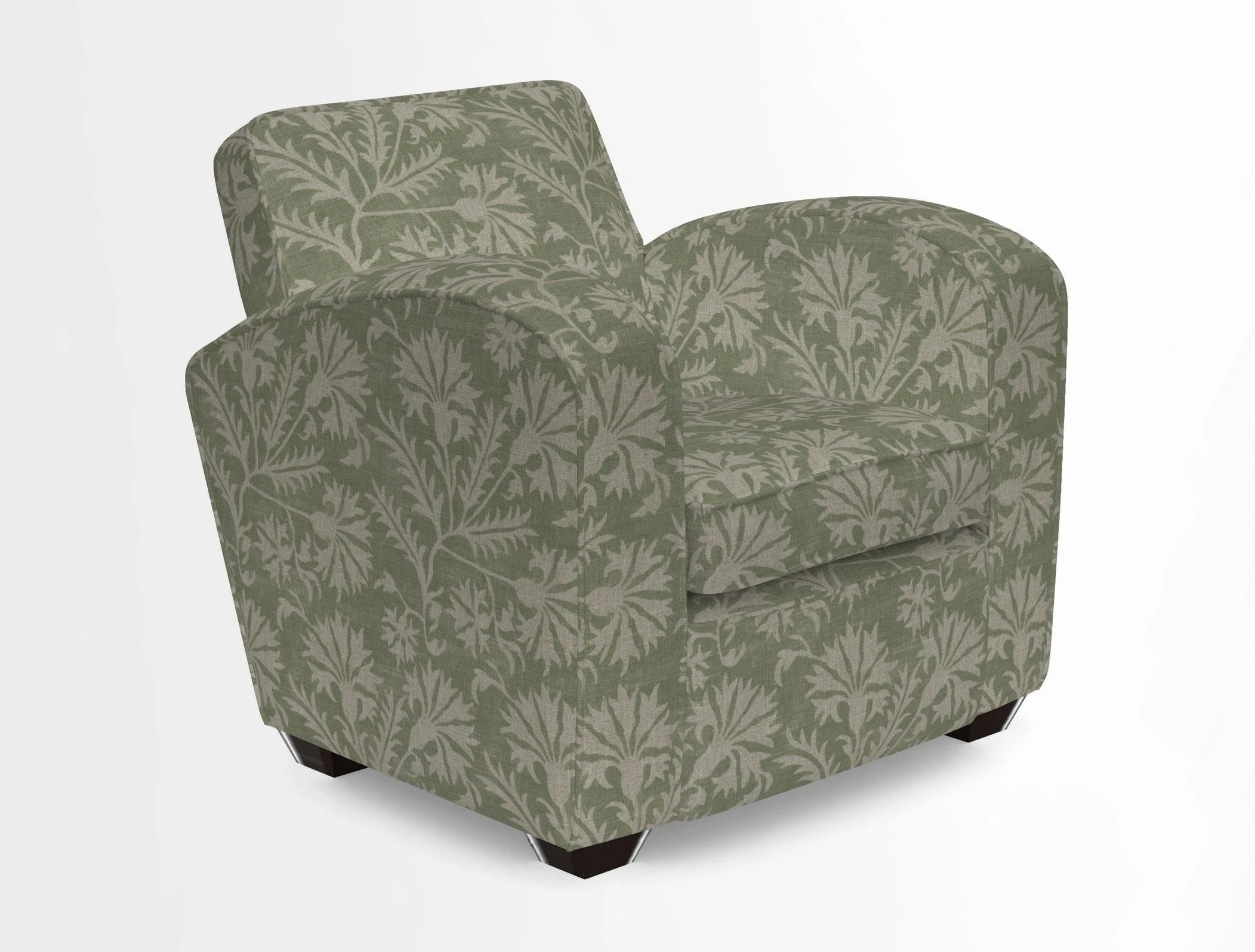 Montmartre Chair in V&A Brompton Collection Ikat Morning Blue