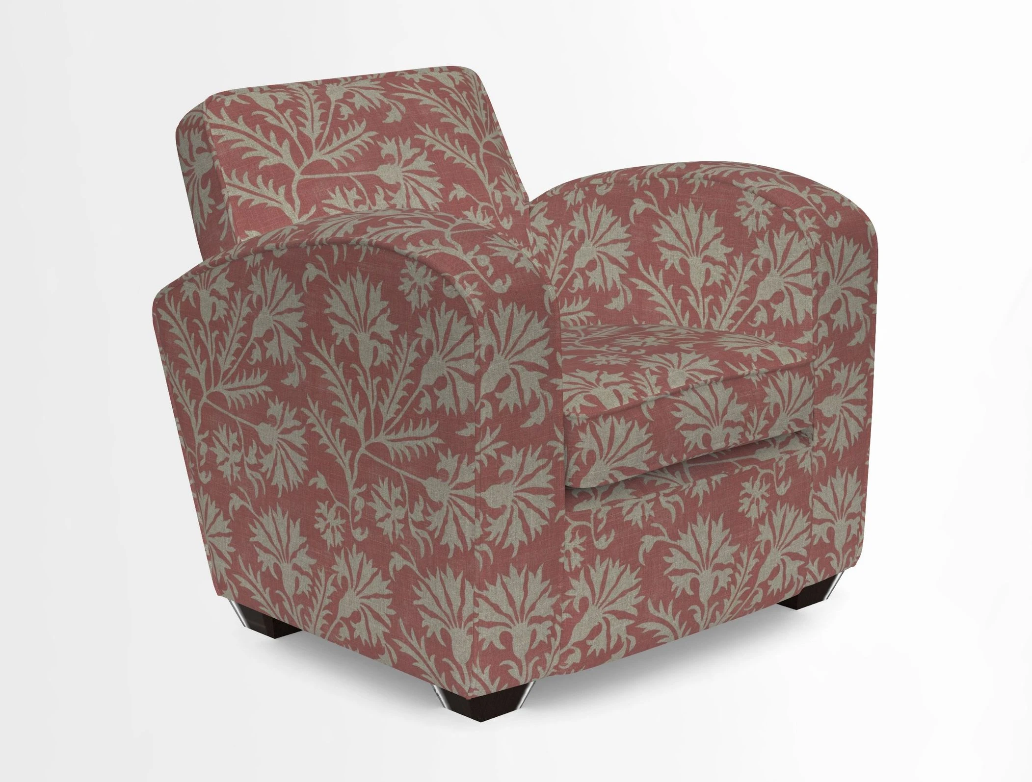 Montmartre Chair in V&A Brompton Collection Ikat Morning Blue