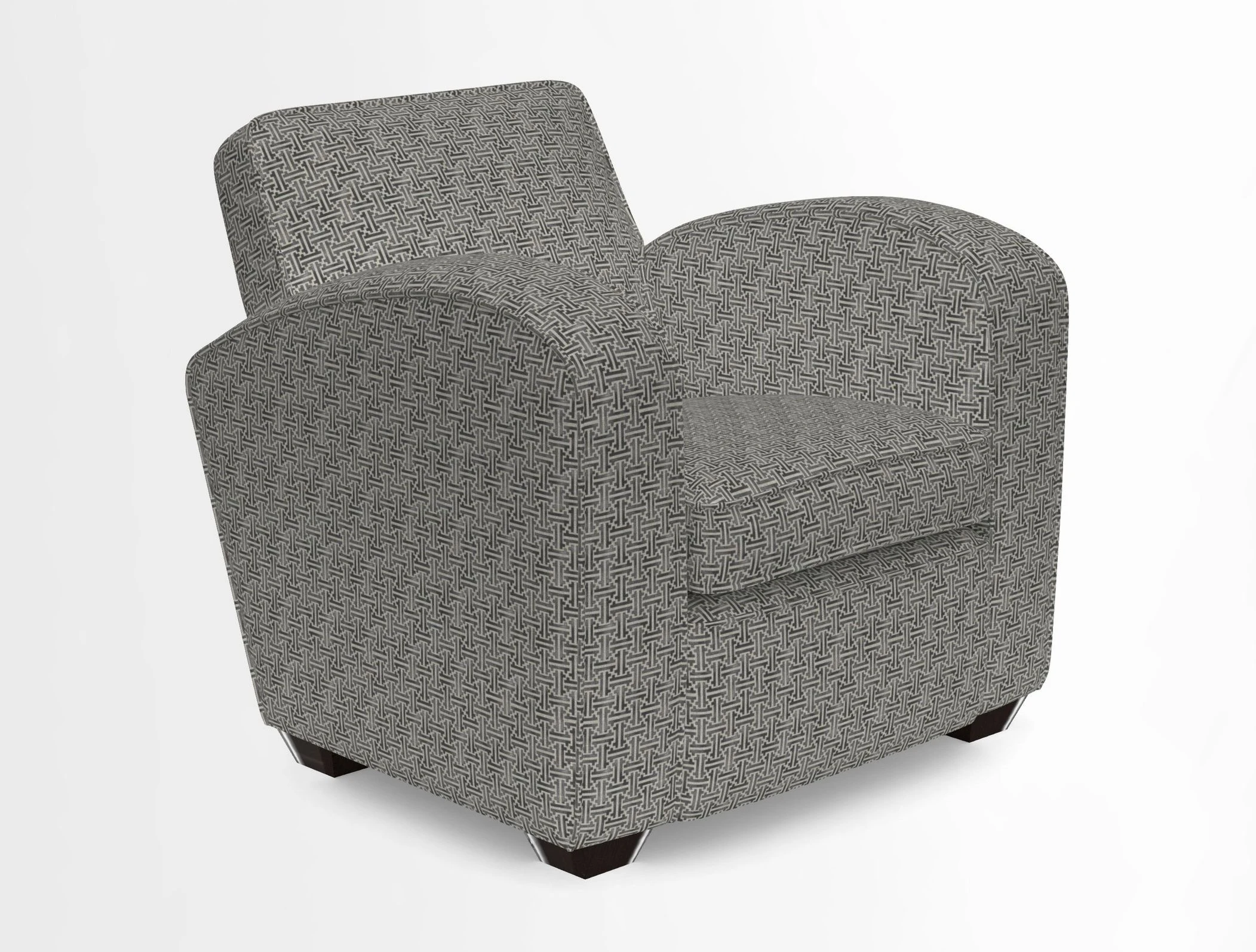 Montmartre Chair in V&A Brompton Collection Ikat Morning Blue