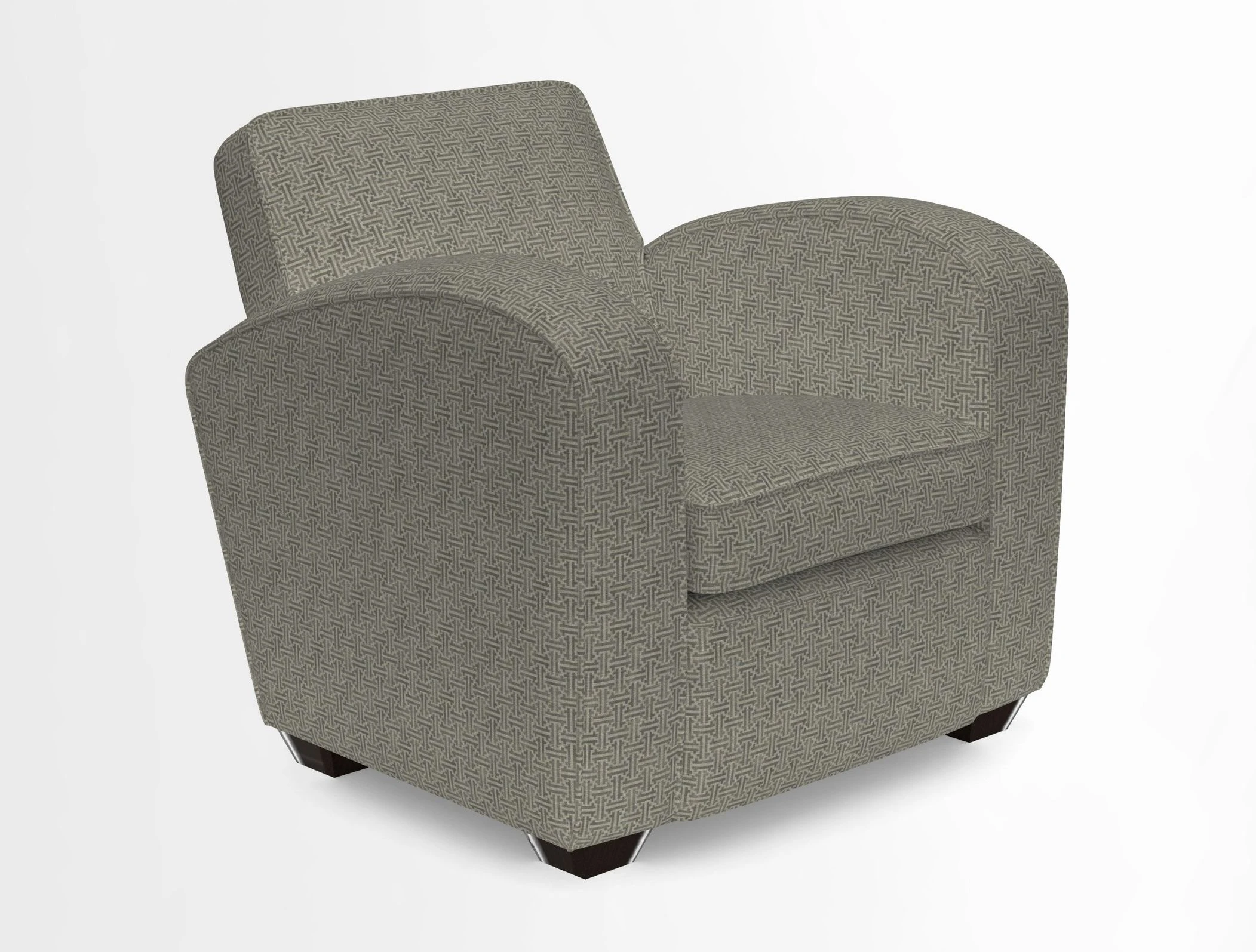 Montmartre Chair in V&A Brompton Collection Ikat Morning Blue