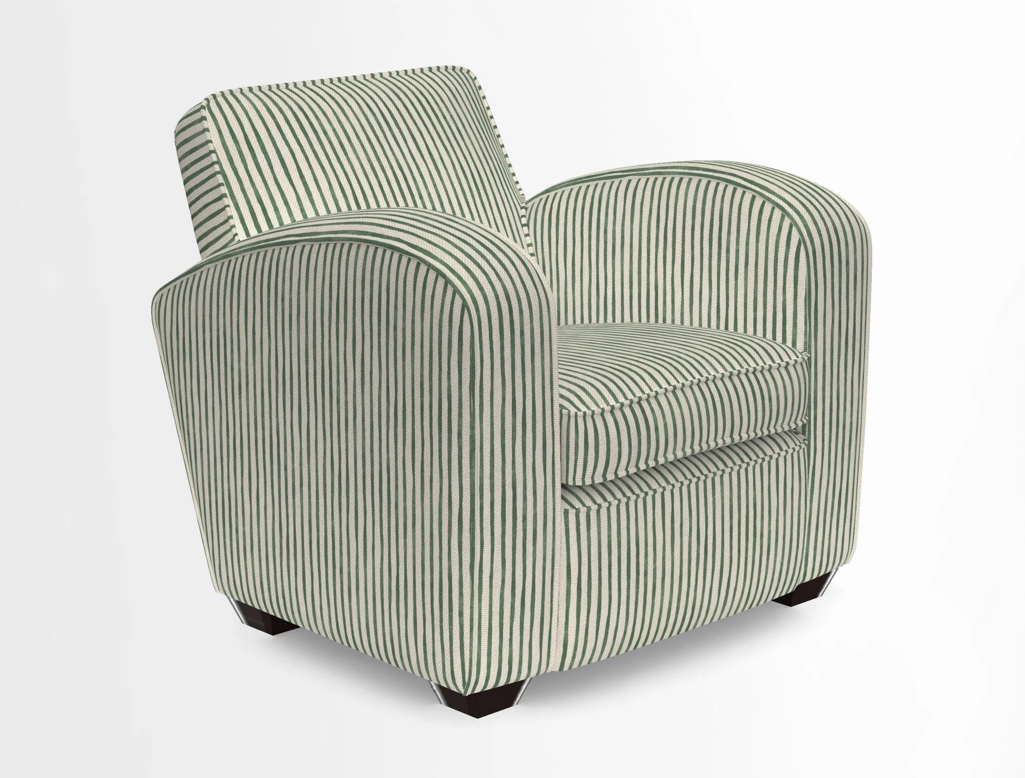 Montmartre Chair in V&A Brompton Collection Ikat Morning Blue