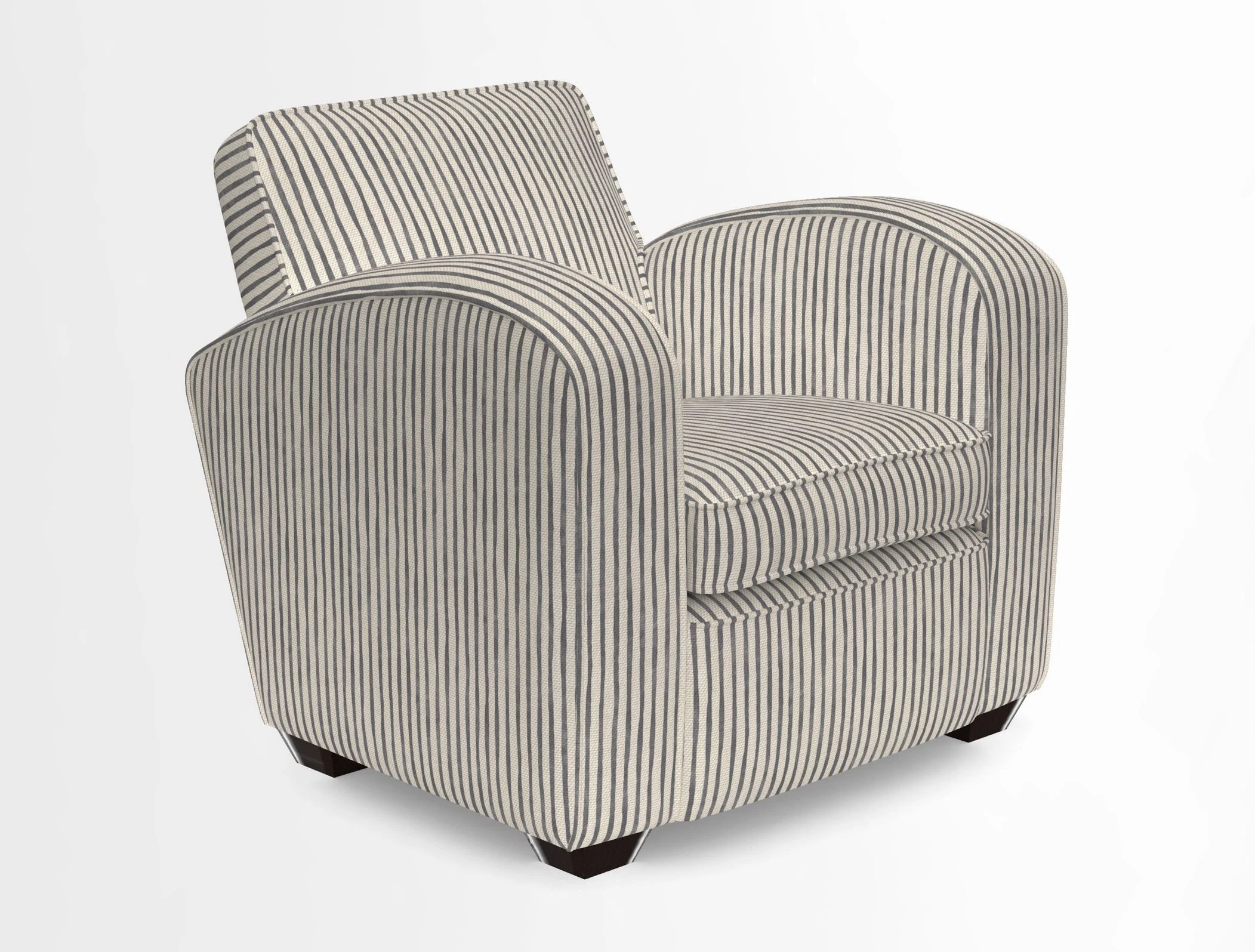 Montmartre Chair in V&A Brompton Collection Ikat Morning Blue