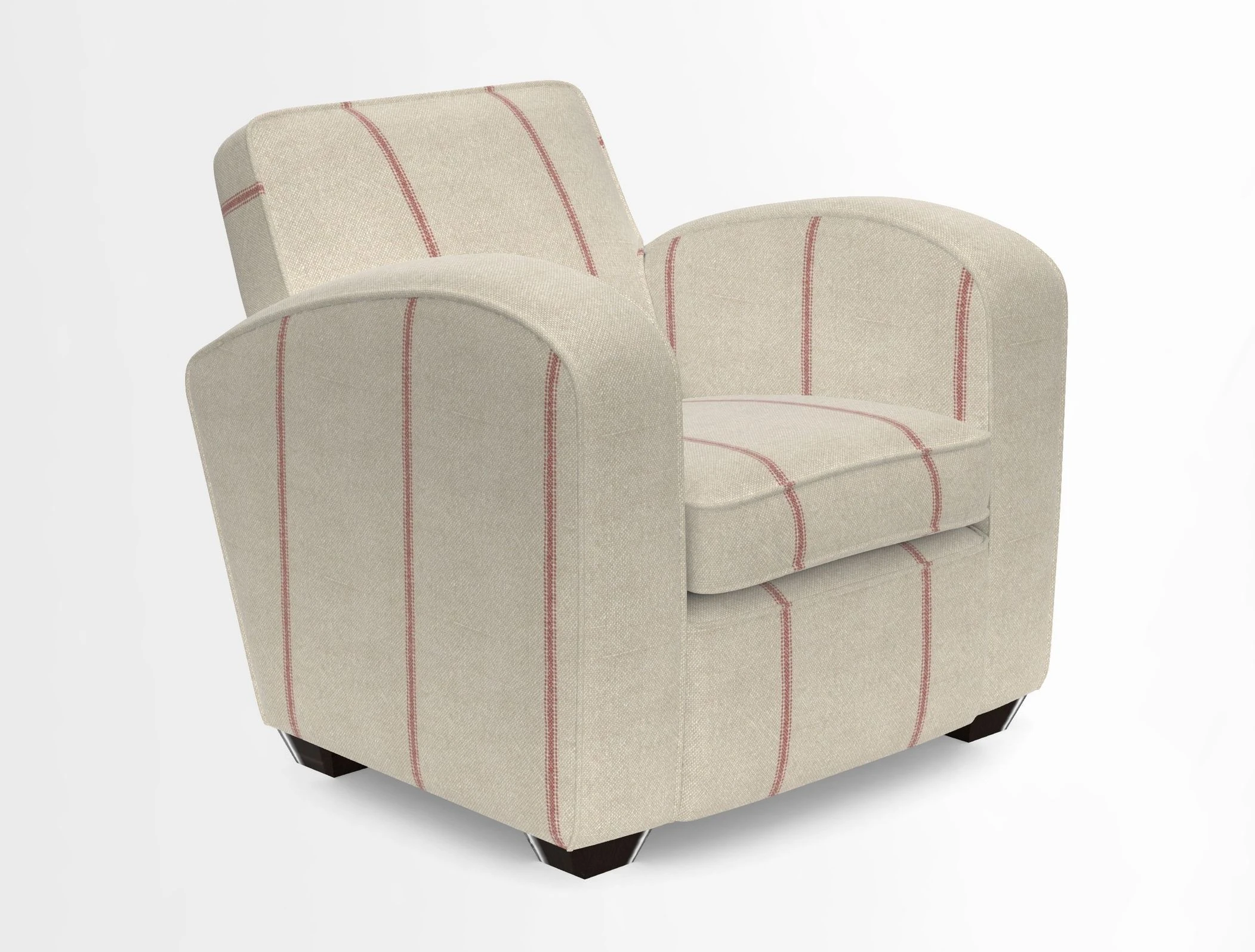 Montmartre Chair in V&A Brompton Collection Ikat Morning Blue