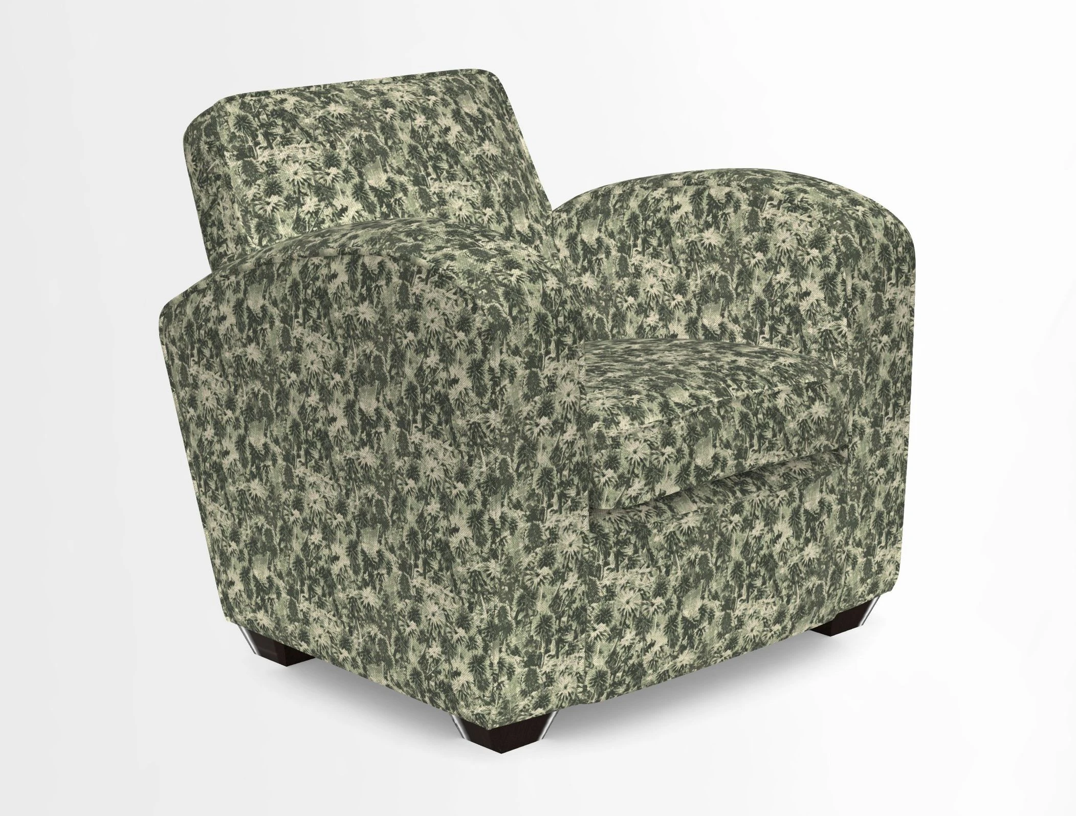 Montmartre Chair in V&A Brompton Collection Ikat Morning Blue