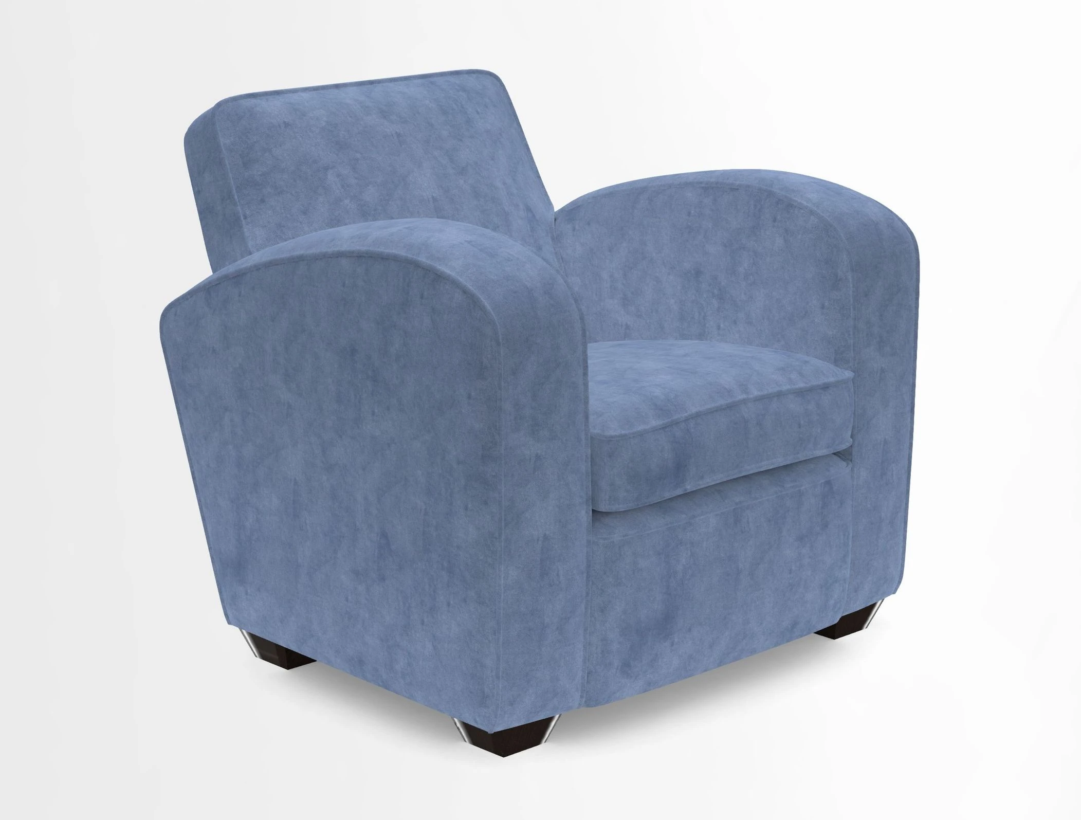 Montmartre Chair in V&A Brompton Collection Ikat Morning Blue