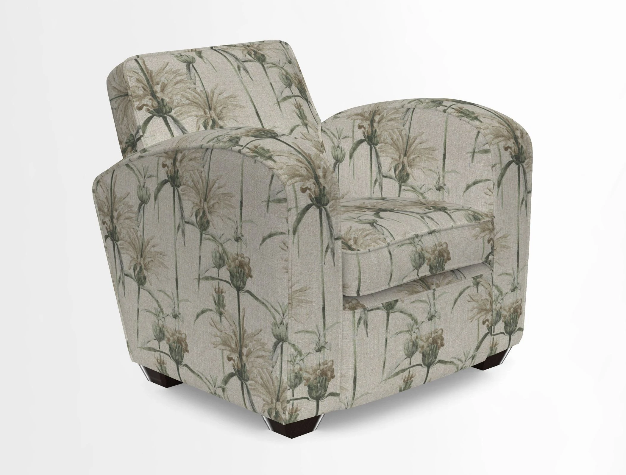 Montmartre Chair in V&A Brompton Collection Ikat Morning Blue
