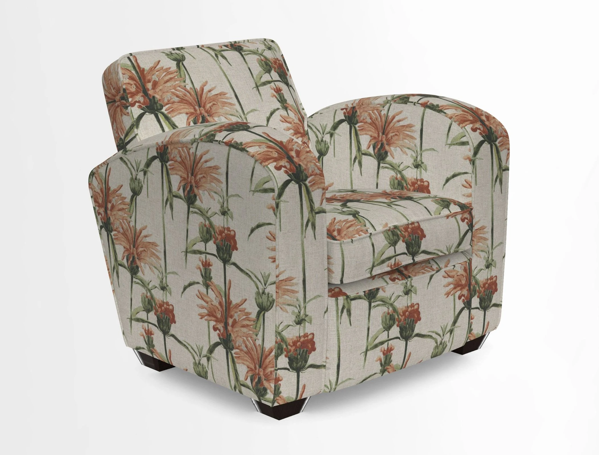 Montmartre Chair in V&A Brompton Collection Ikat Morning Blue