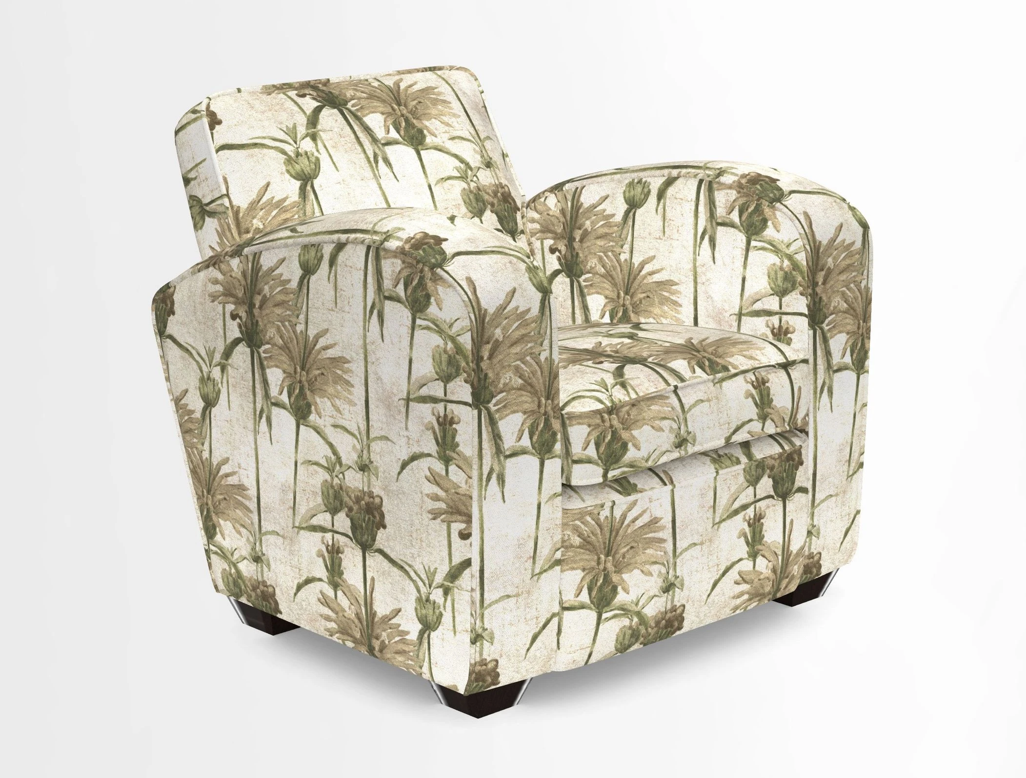 Montmartre Chair in V&A Brompton Collection Ikat Morning Blue