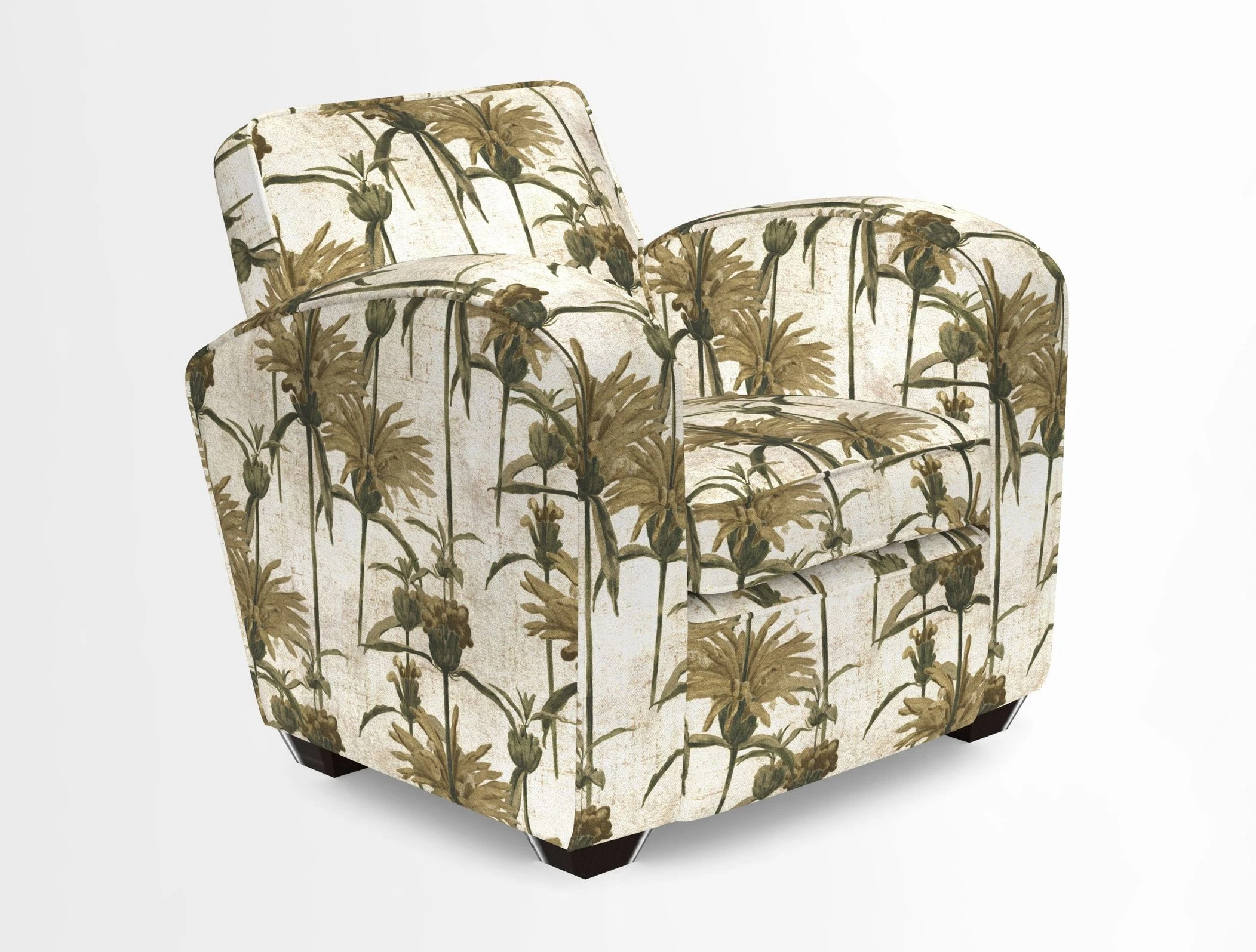 Montmartre Chair in V&A Brompton Collection Ikat Morning Blue