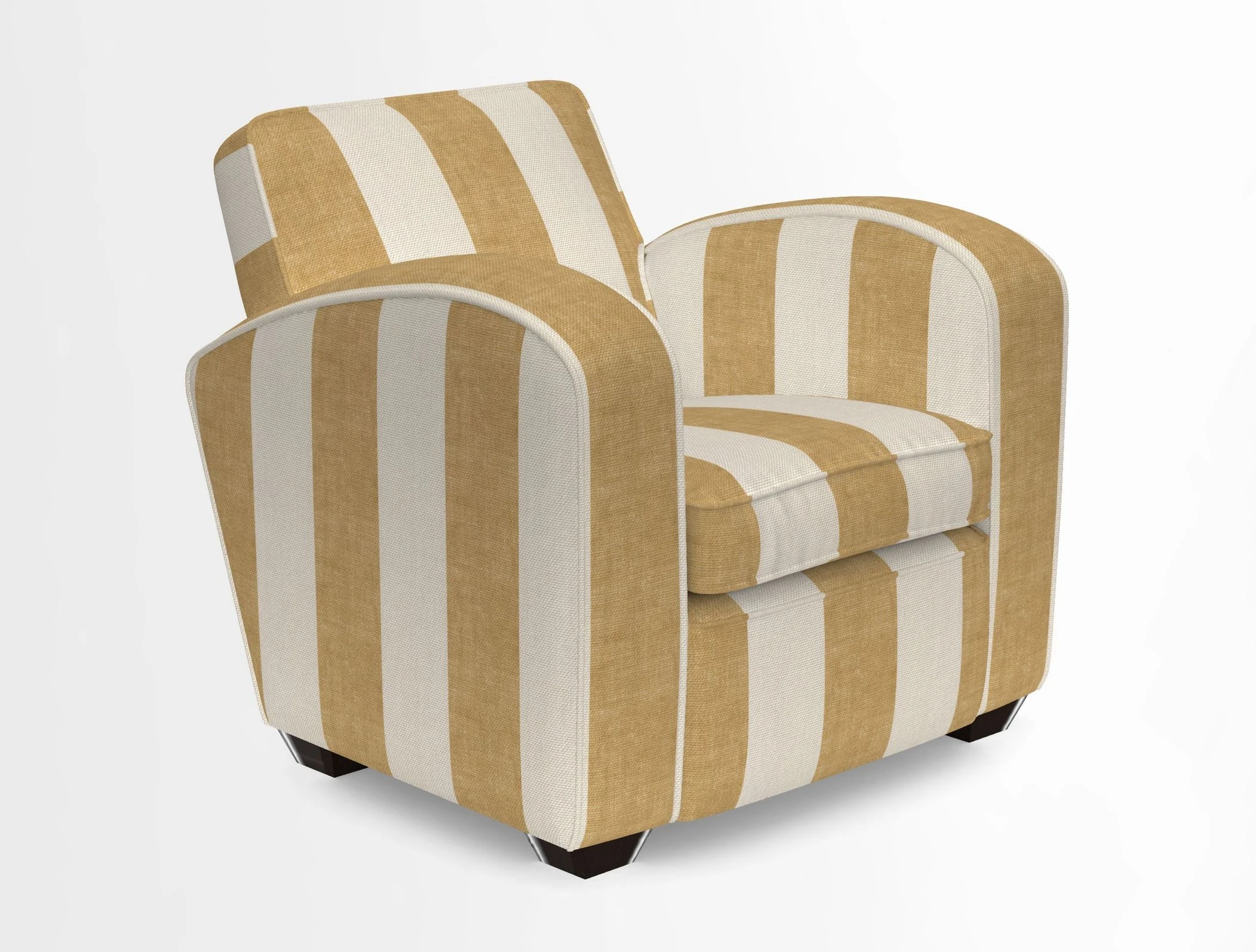 Montmartre Chair in V&A Brompton Collection Ikat Morning Blue