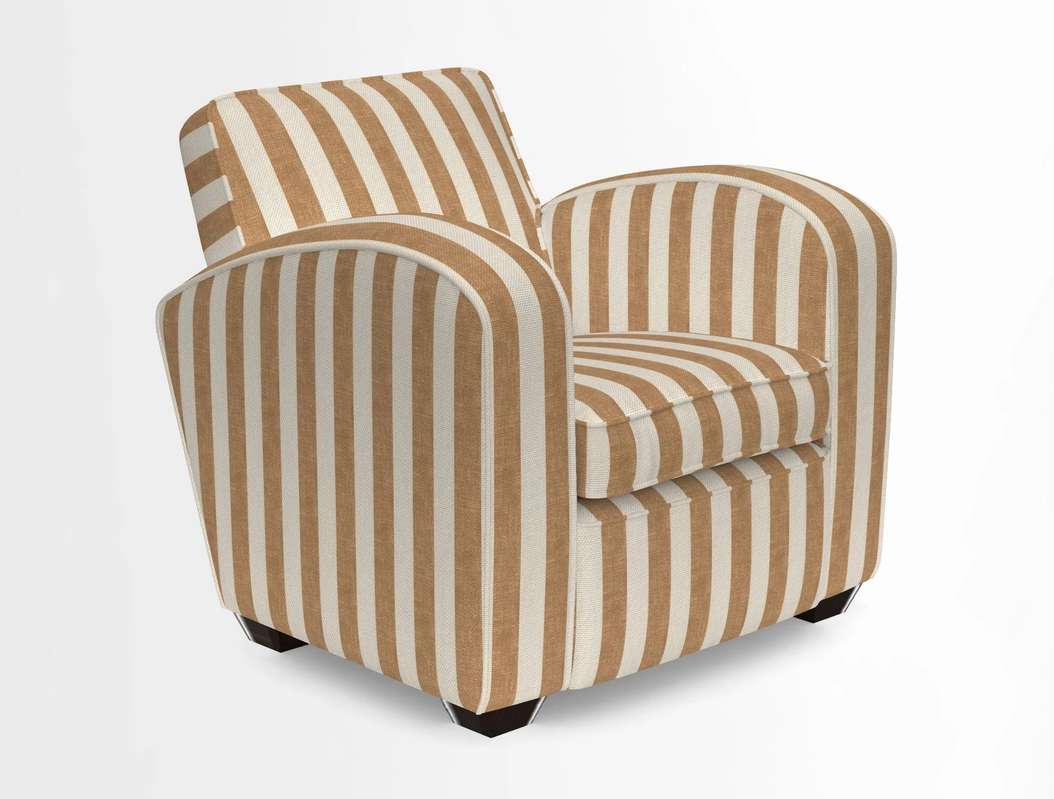 Montmartre Chair in V&A Brompton Collection Ikat Morning Blue