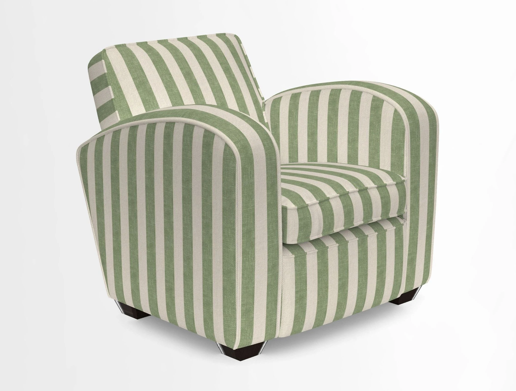 Montmartre Chair in V&A Brompton Collection Ikat Morning Blue