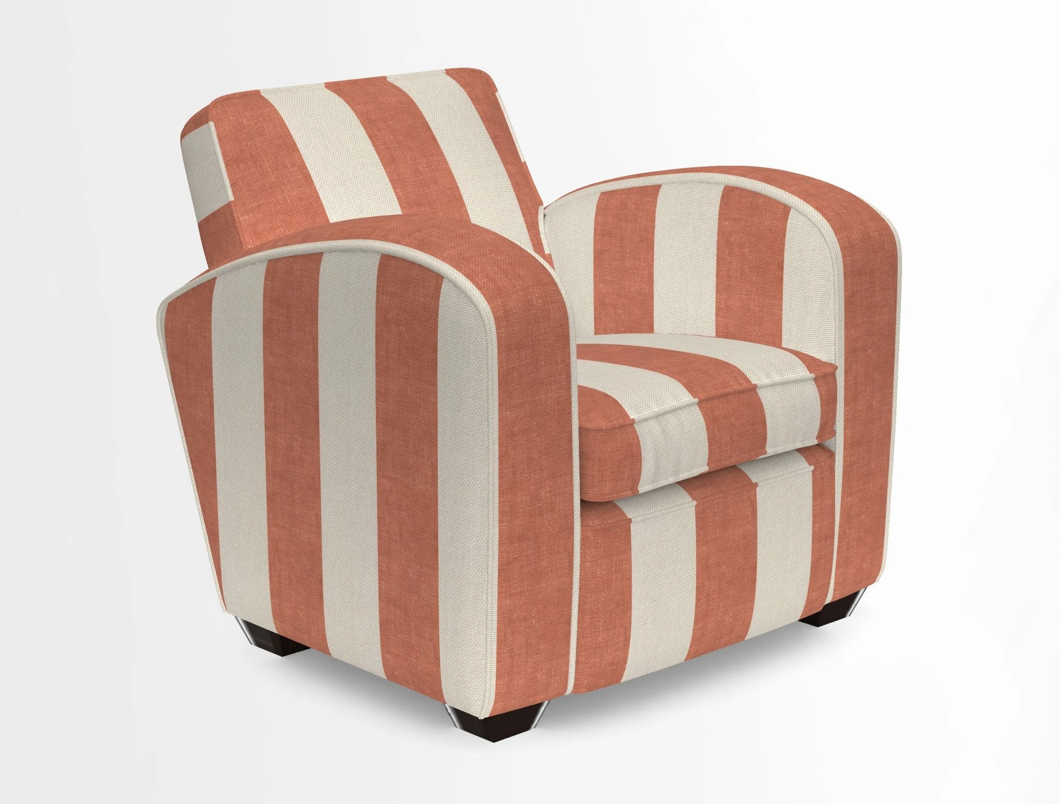 Montmartre Chair in V&A Brompton Collection Ikat Morning Blue