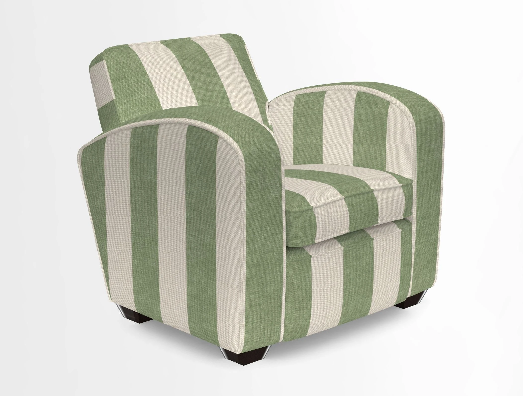 Montmartre Chair in V&A Brompton Collection Ikat Morning Blue