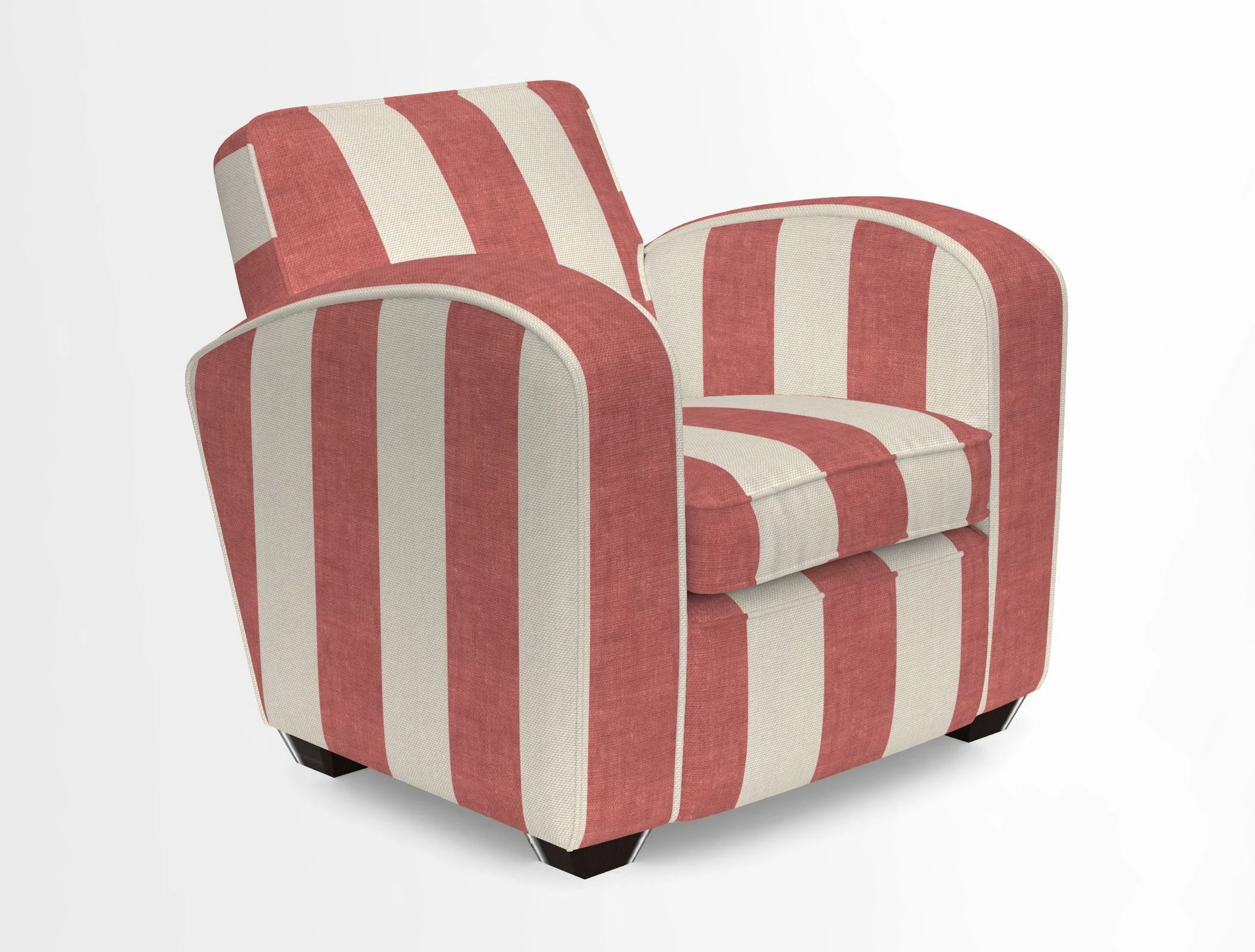 Montmartre Chair in V&A Brompton Collection Ikat Morning Blue