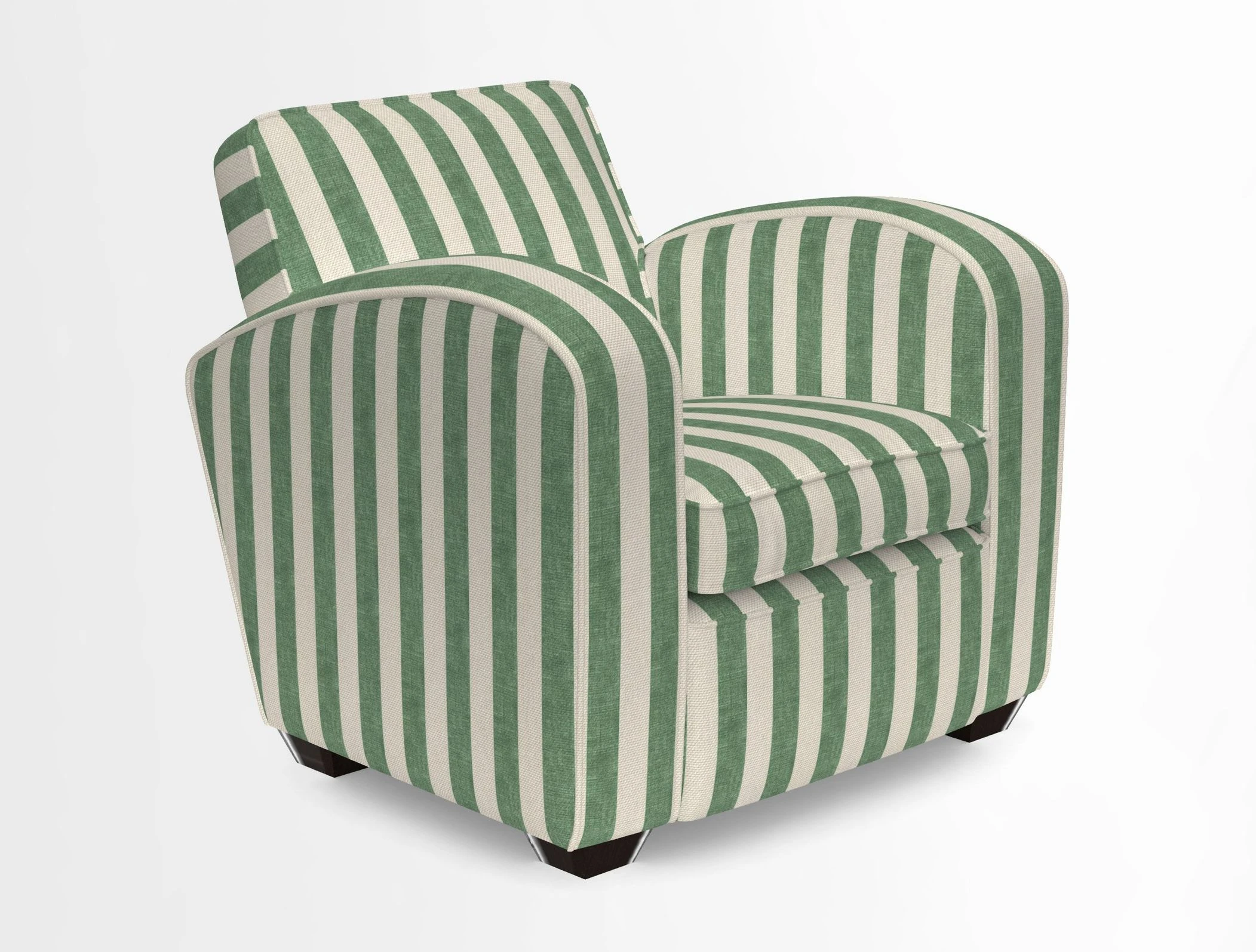 Montmartre Chair in V&A Brompton Collection Ikat Morning Blue