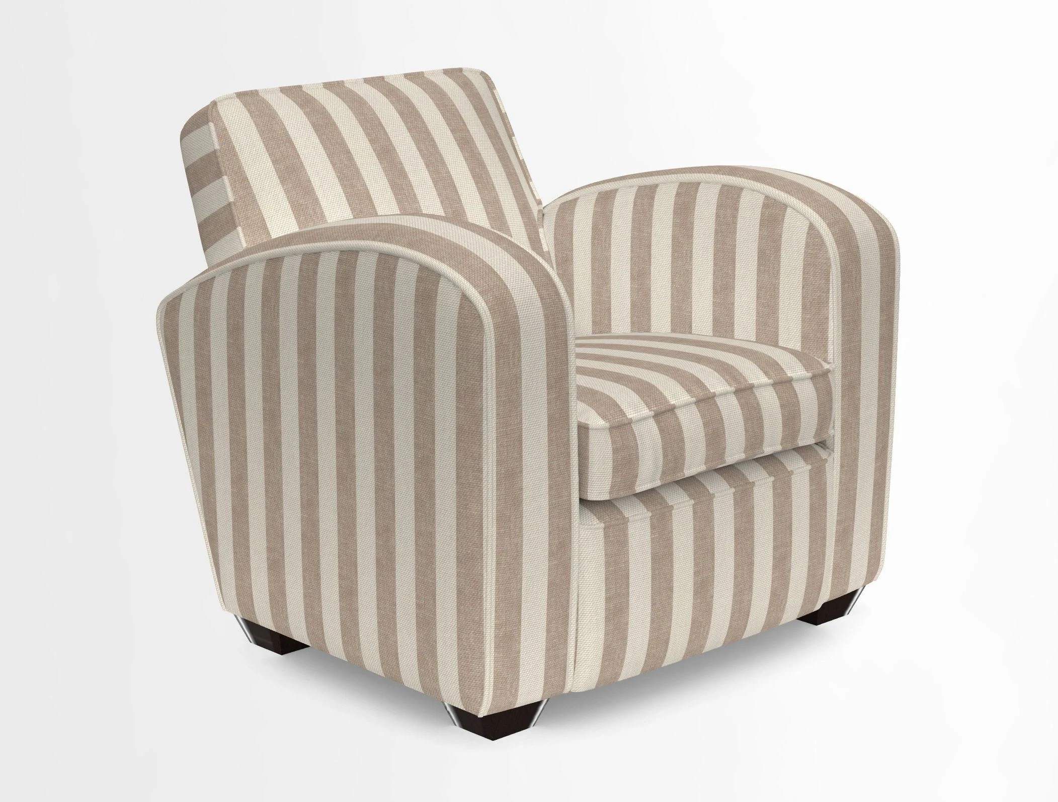 Montmartre Chair in V&A Brompton Collection Ikat Morning Blue