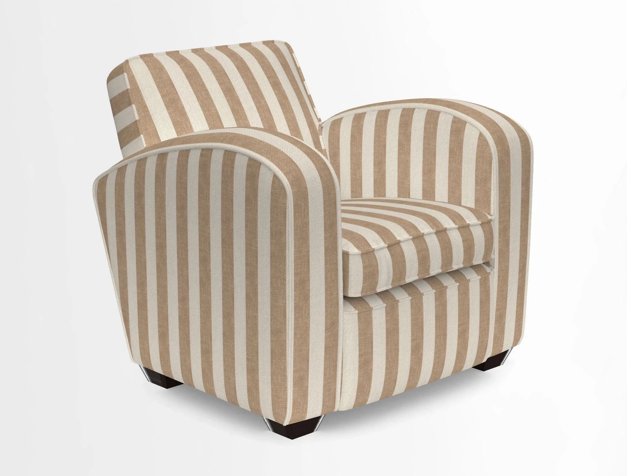 Montmartre Chair in V&A Brompton Collection Ikat Morning Blue