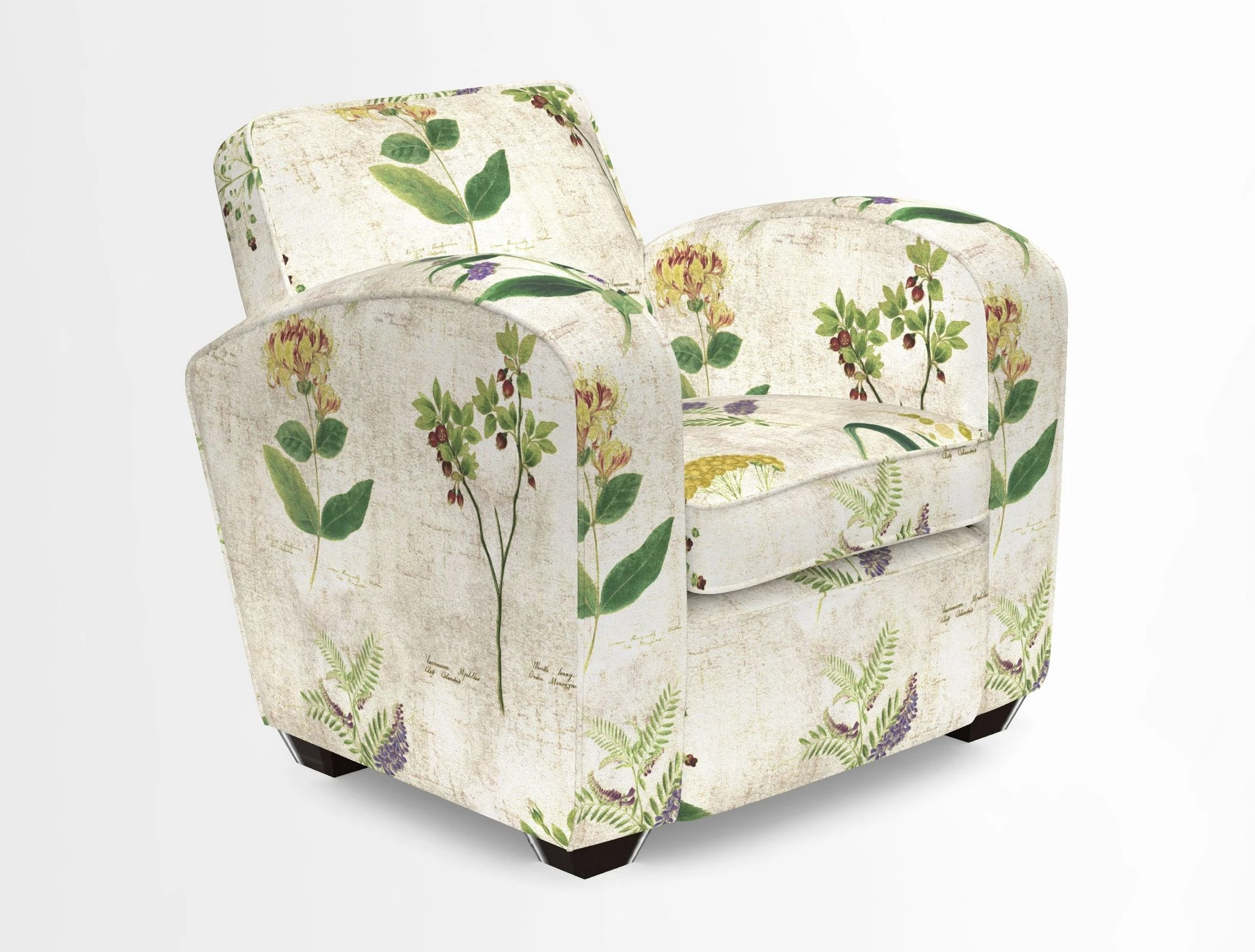 Montmartre Chair in V&A Brompton Collection Ikat Morning Blue