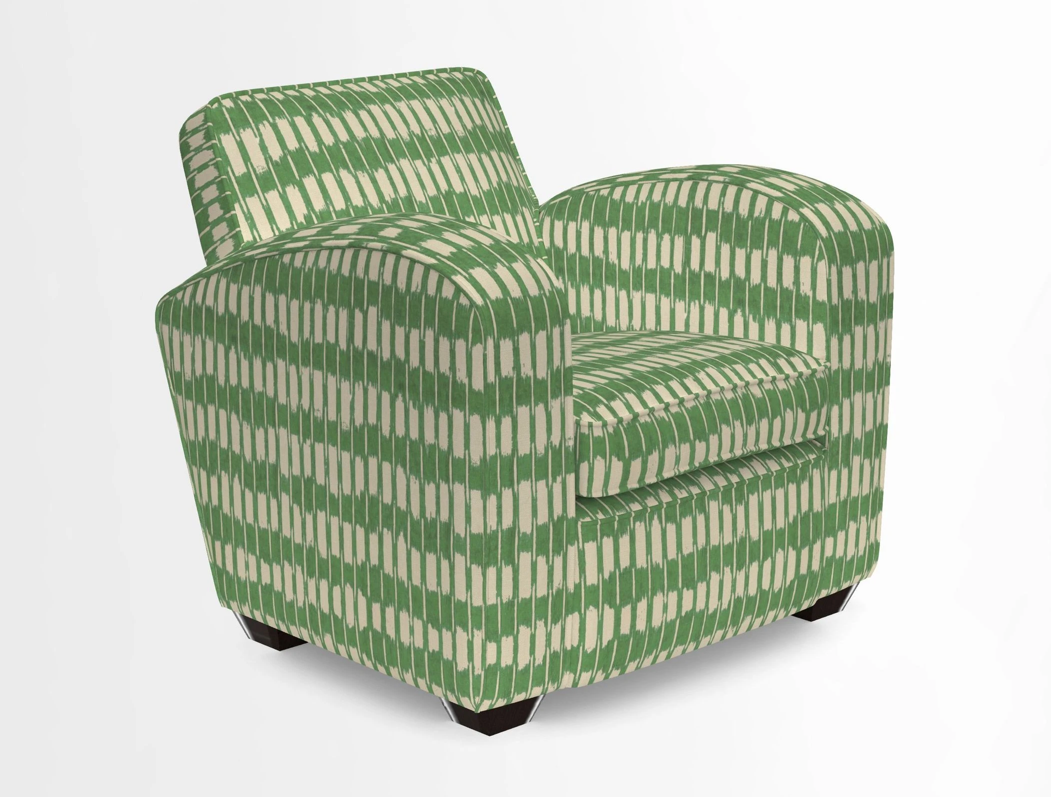 Montmartre Chair in V&A Brompton Collection Ikat Morning Blue