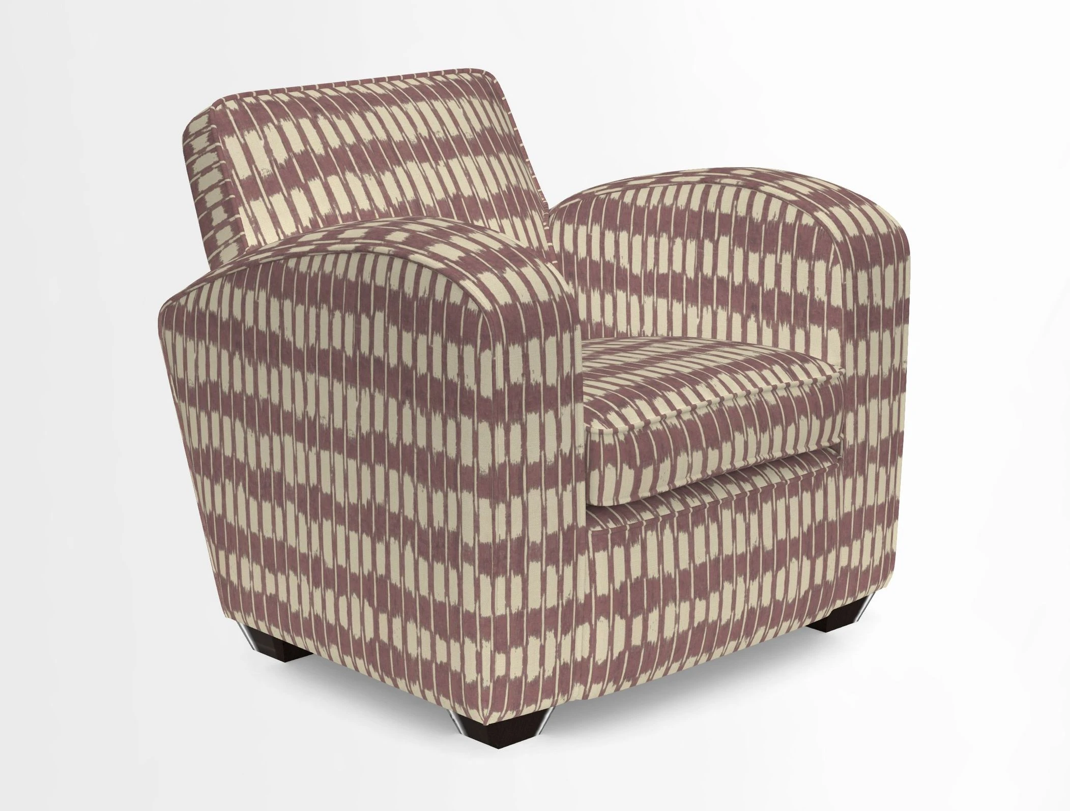 Montmartre Chair in V&A Brompton Collection Ikat Morning Blue