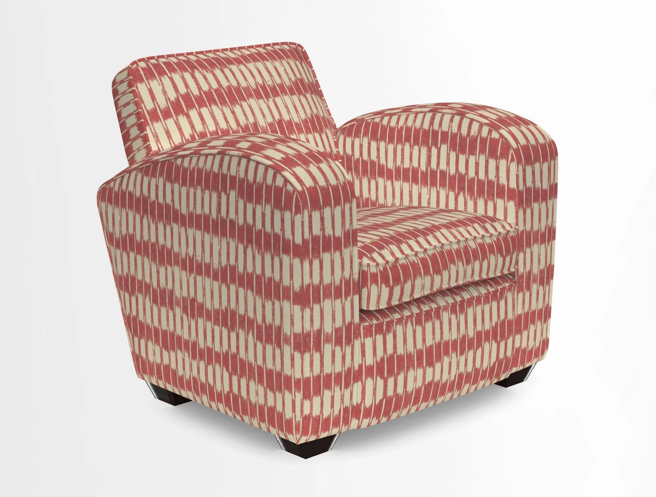 Montmartre Chair in V&A Brompton Collection Ikat Morning Blue