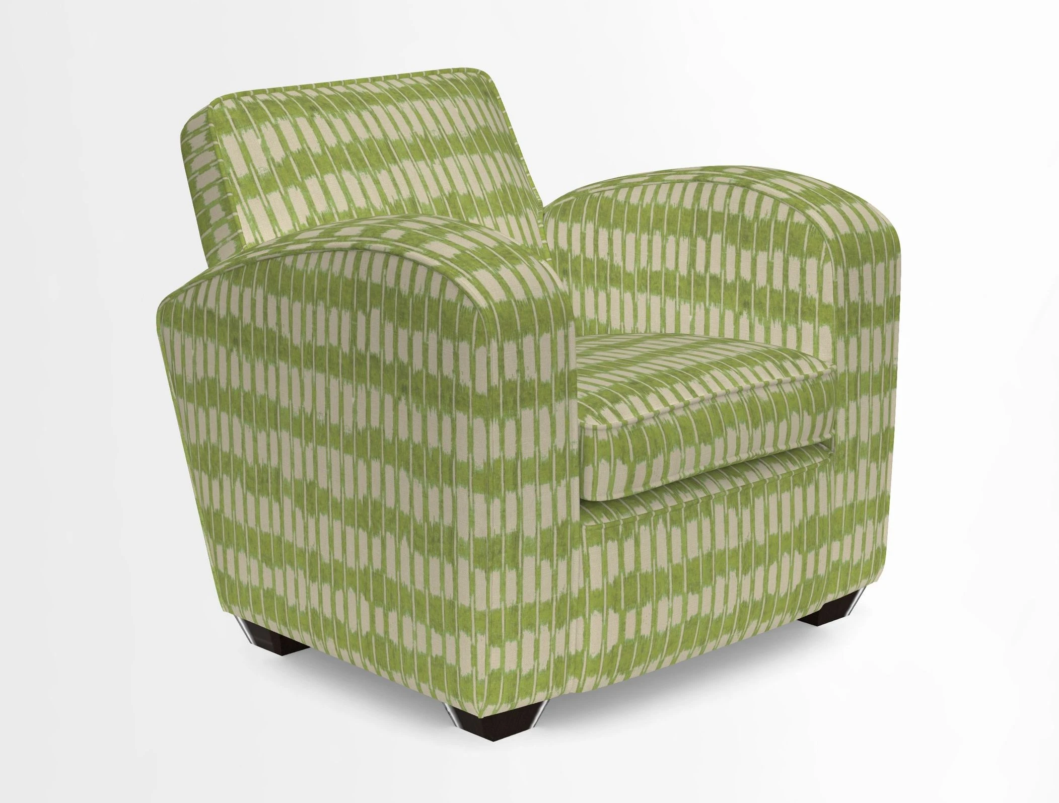 Montmartre Chair in V&A Brompton Collection Ikat Morning Blue