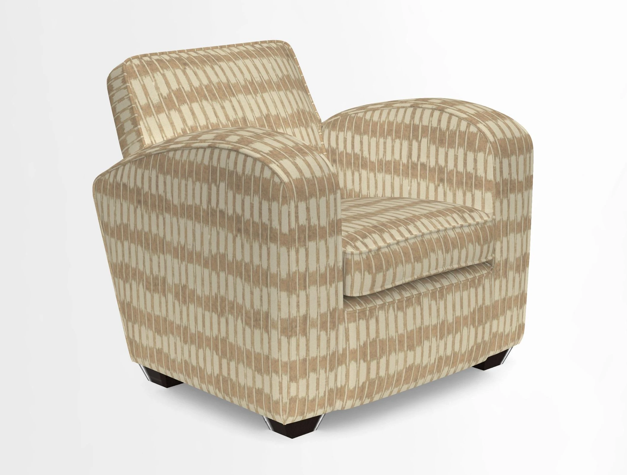 Montmartre Chair in V&A Brompton Collection Ikat Morning Blue